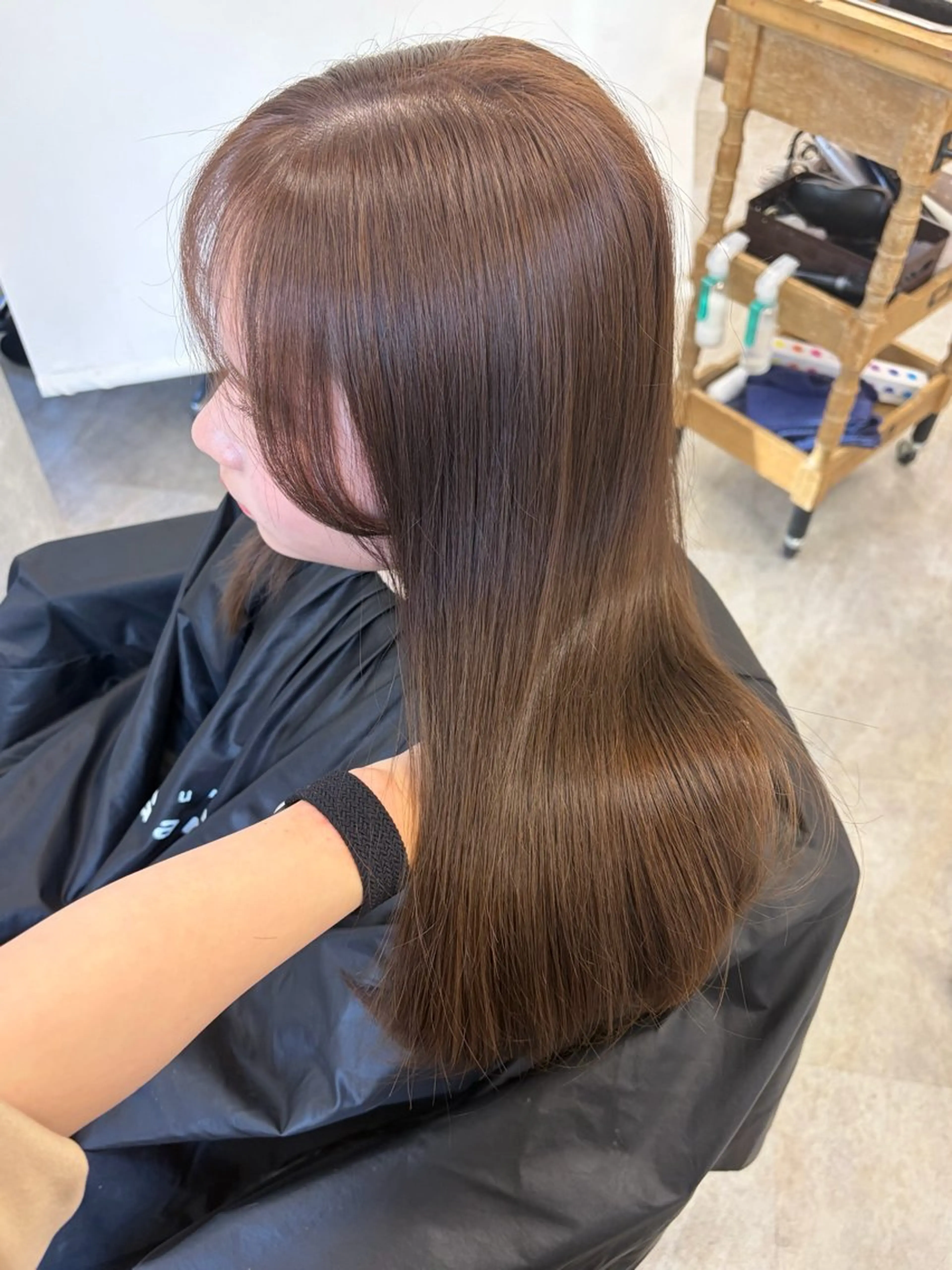 ロング カラー ヘアカラー トリートメント otoha✳︎ くすみ艶カラーのヘアスタイル