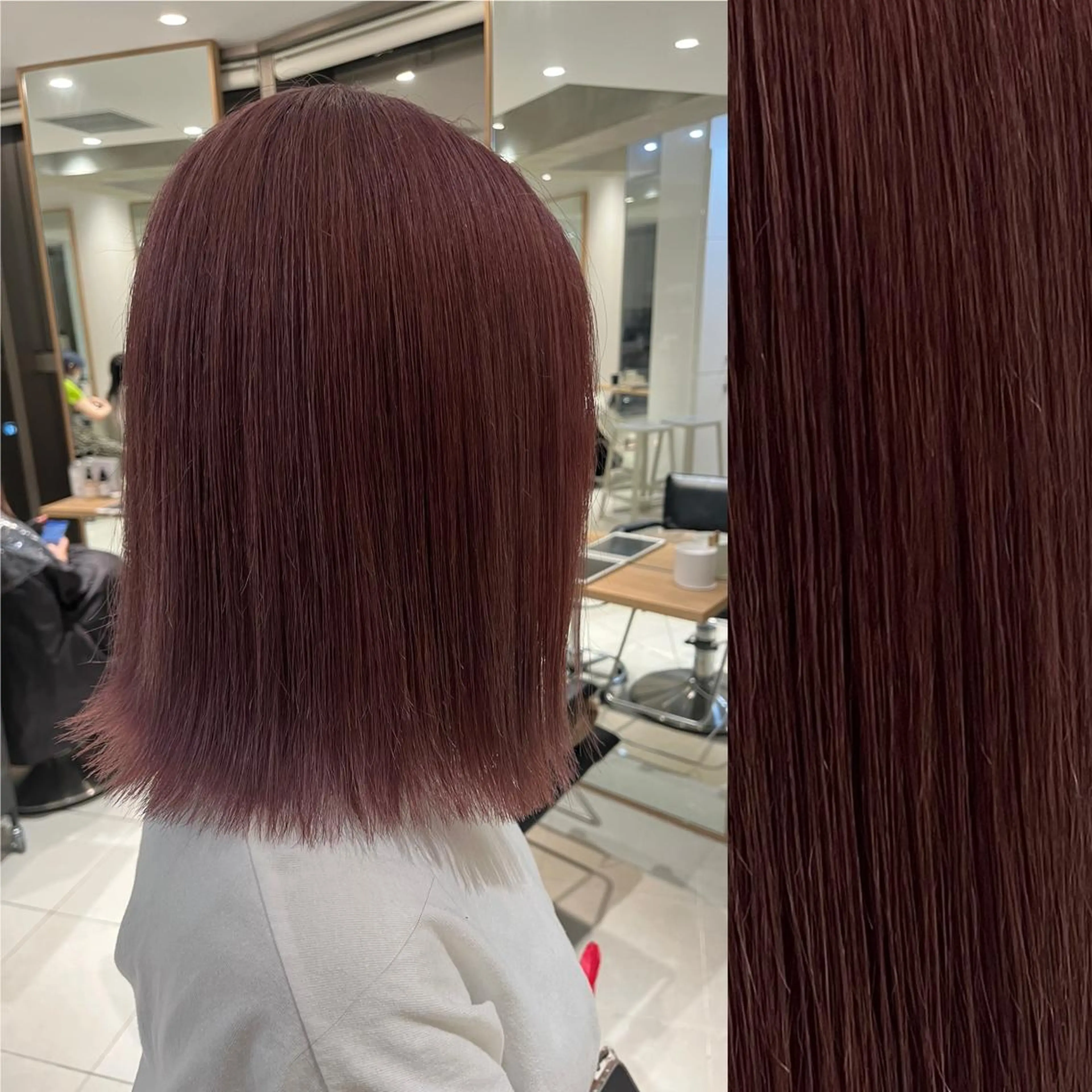 ミディアム カラー ベージュカラー ブリーチ ブラウンカラー ケアブリーチ カシス stylist ◎RUKI.のヘアスタイル