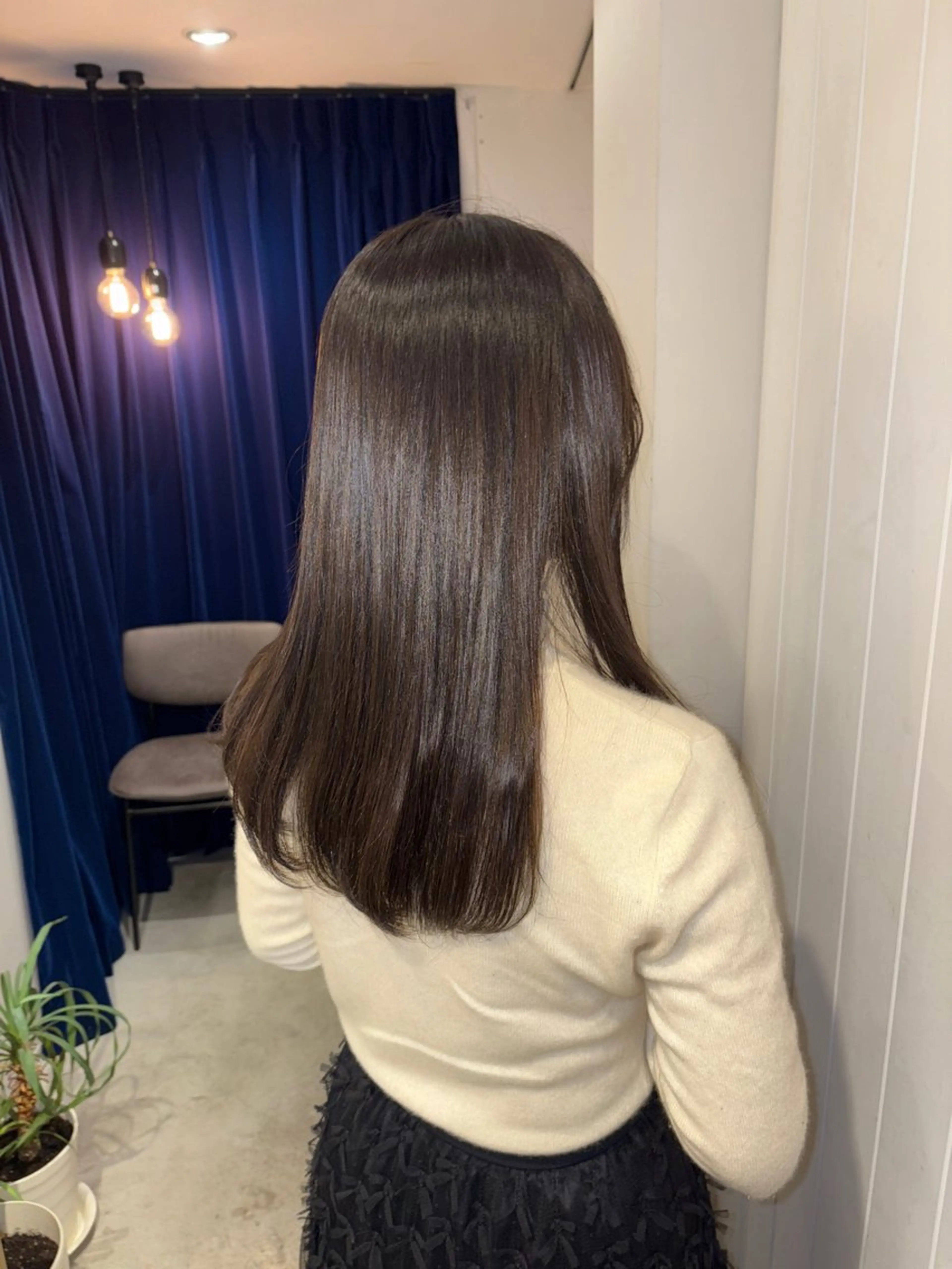 セミロング り おのヘアスタイル
