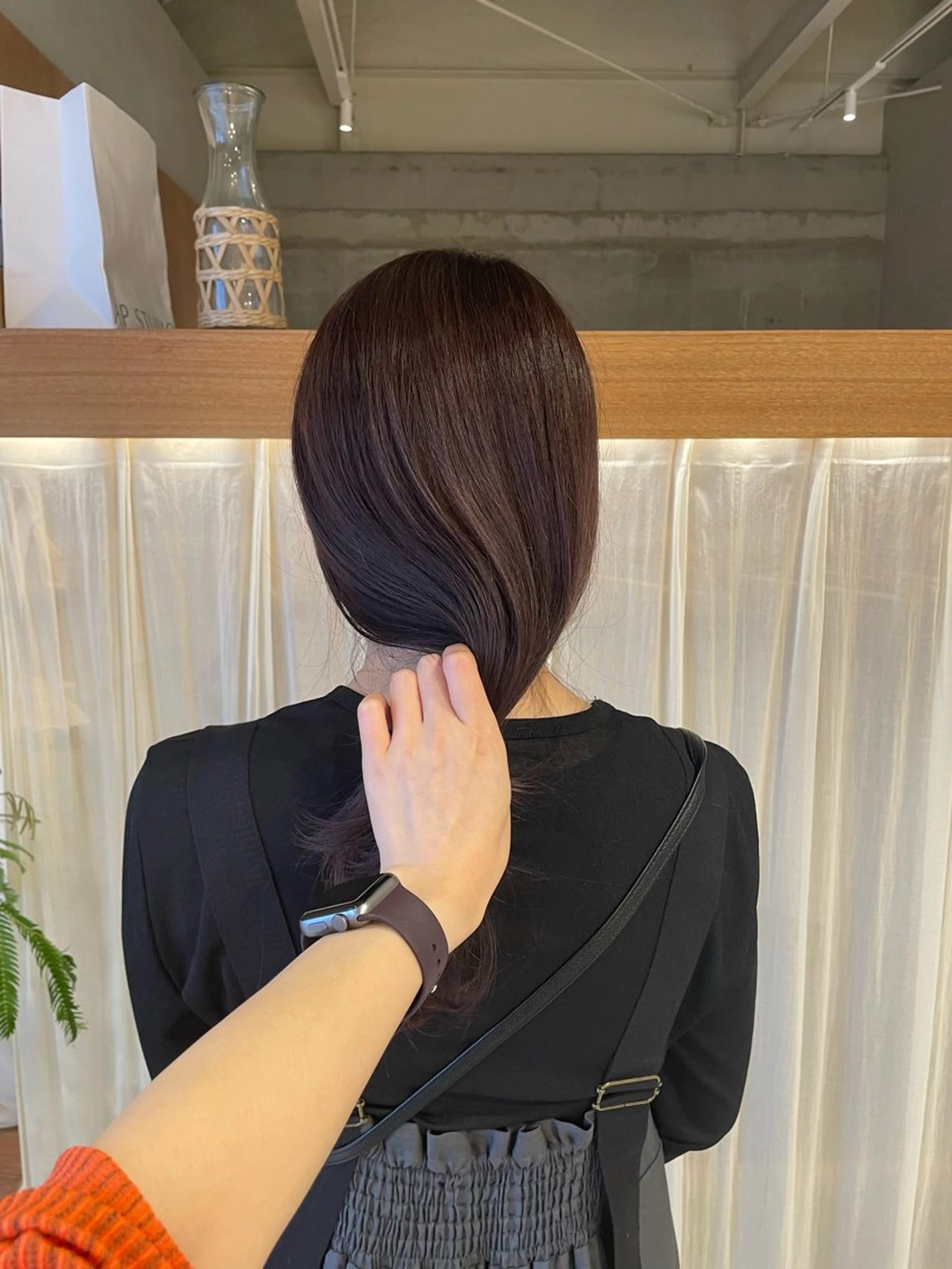 ロング カラー カット ヘアカラー トリートメント runru /muku.のヘアスタイル