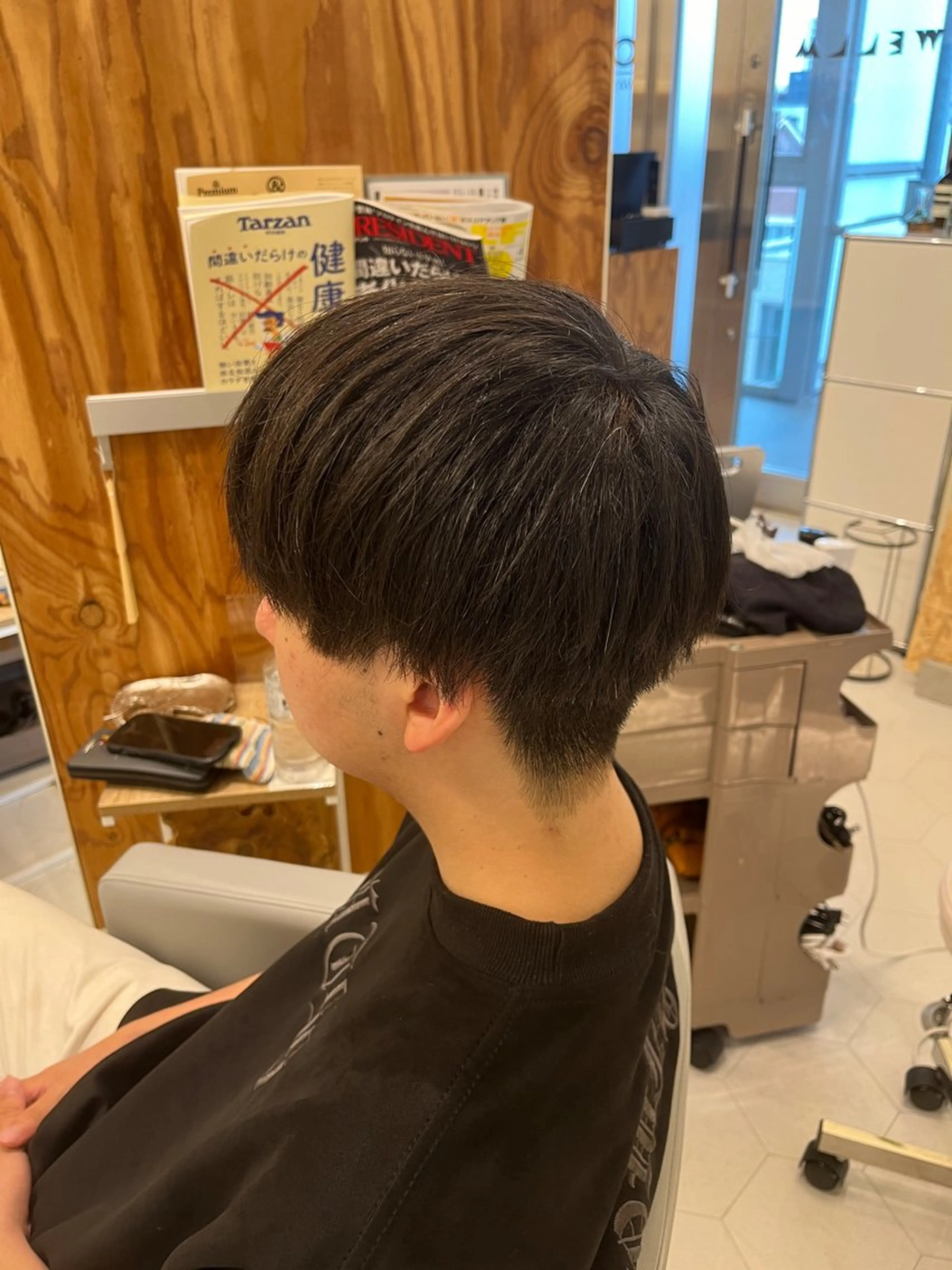 ショート メンズ マッシュ 髪質改善/縮毛矯正 艶髪🔥高杉のヘアスタイル