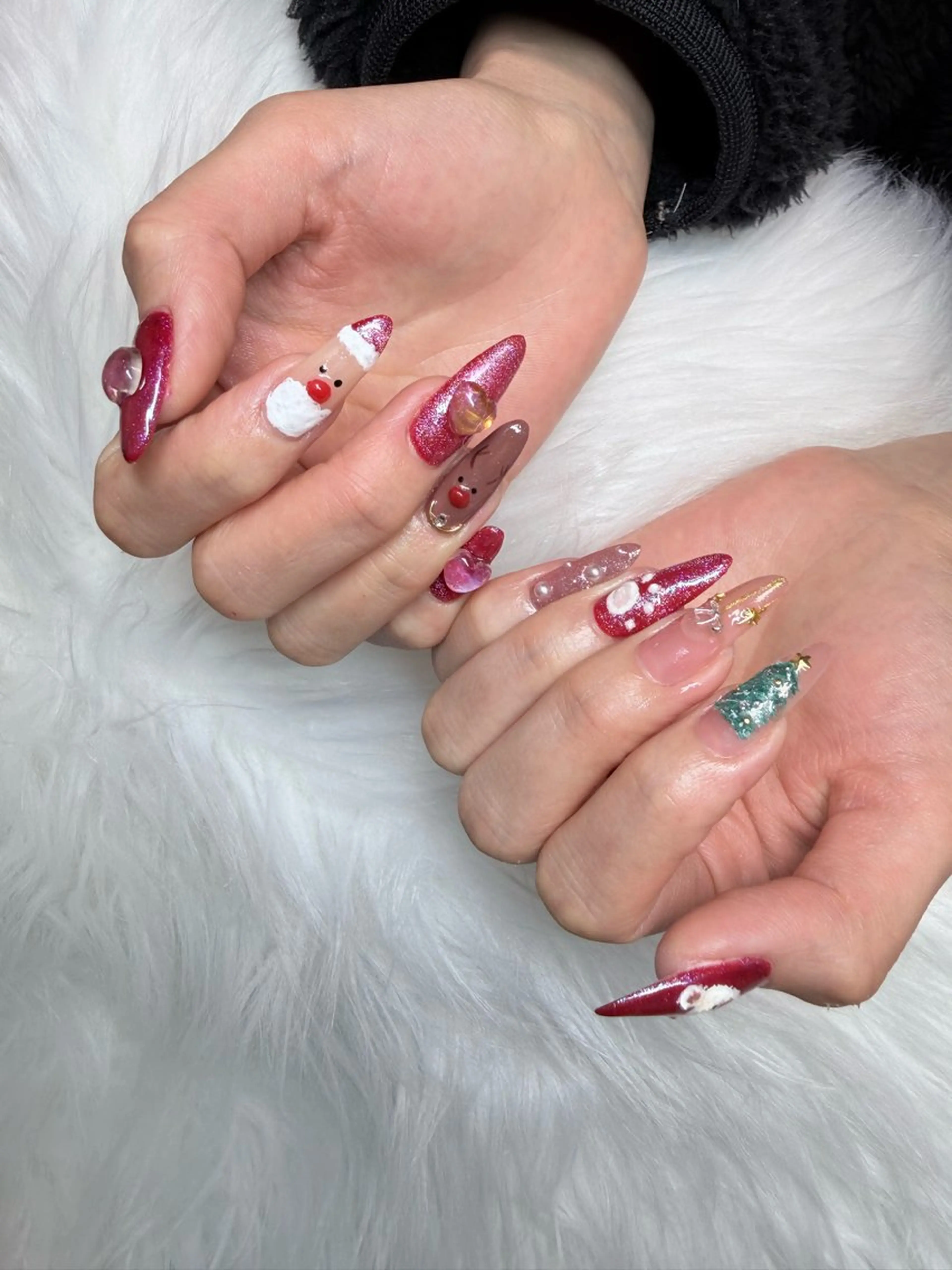 ネイル 冬ネイル クリスマス Malo nailのネイルデザイン