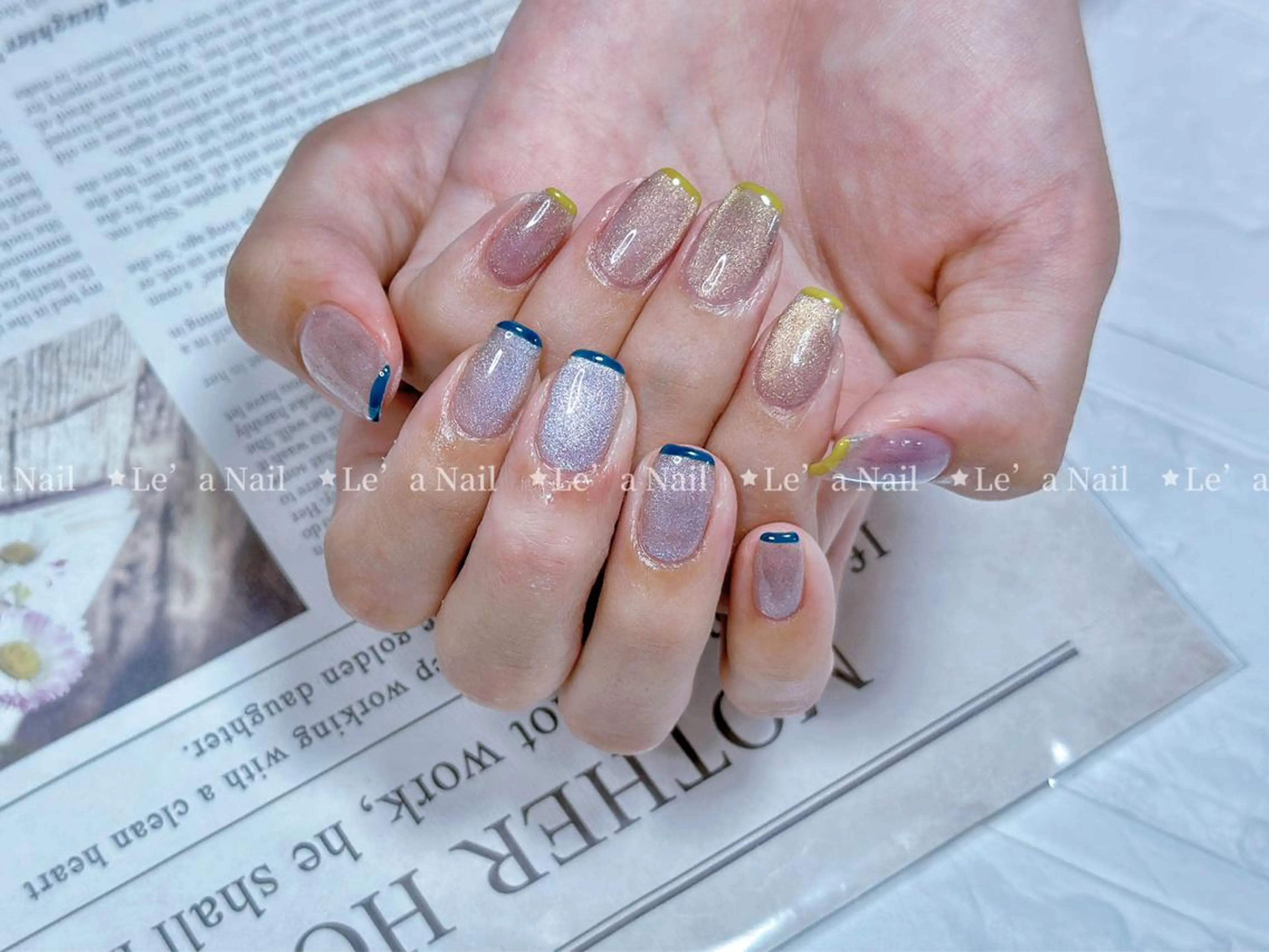 ミディアム カラー ネイル Le’a NailSalonのネイルデザイン