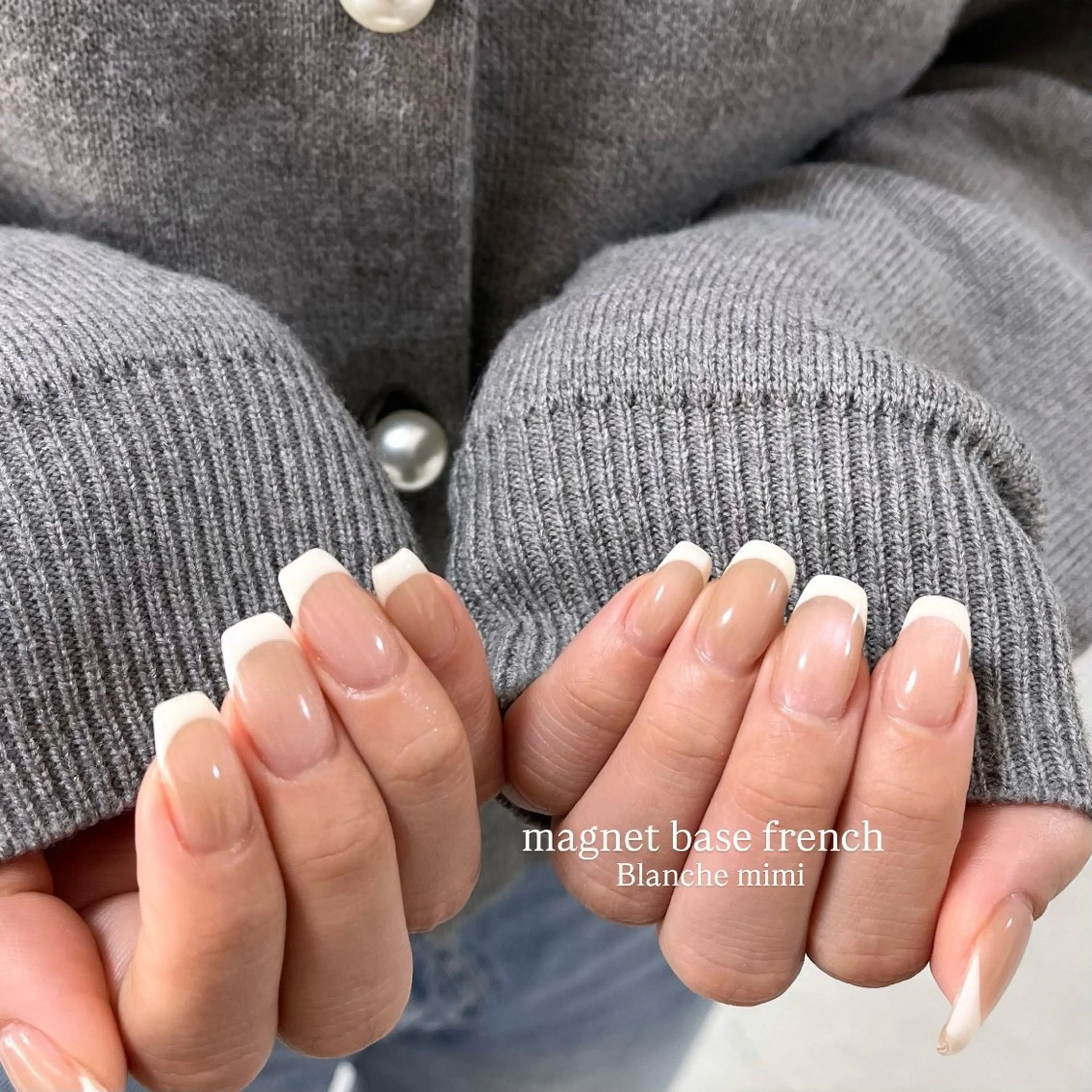 ネイル ハンドネイル Blanche mimi.u_aのネイルデザイン