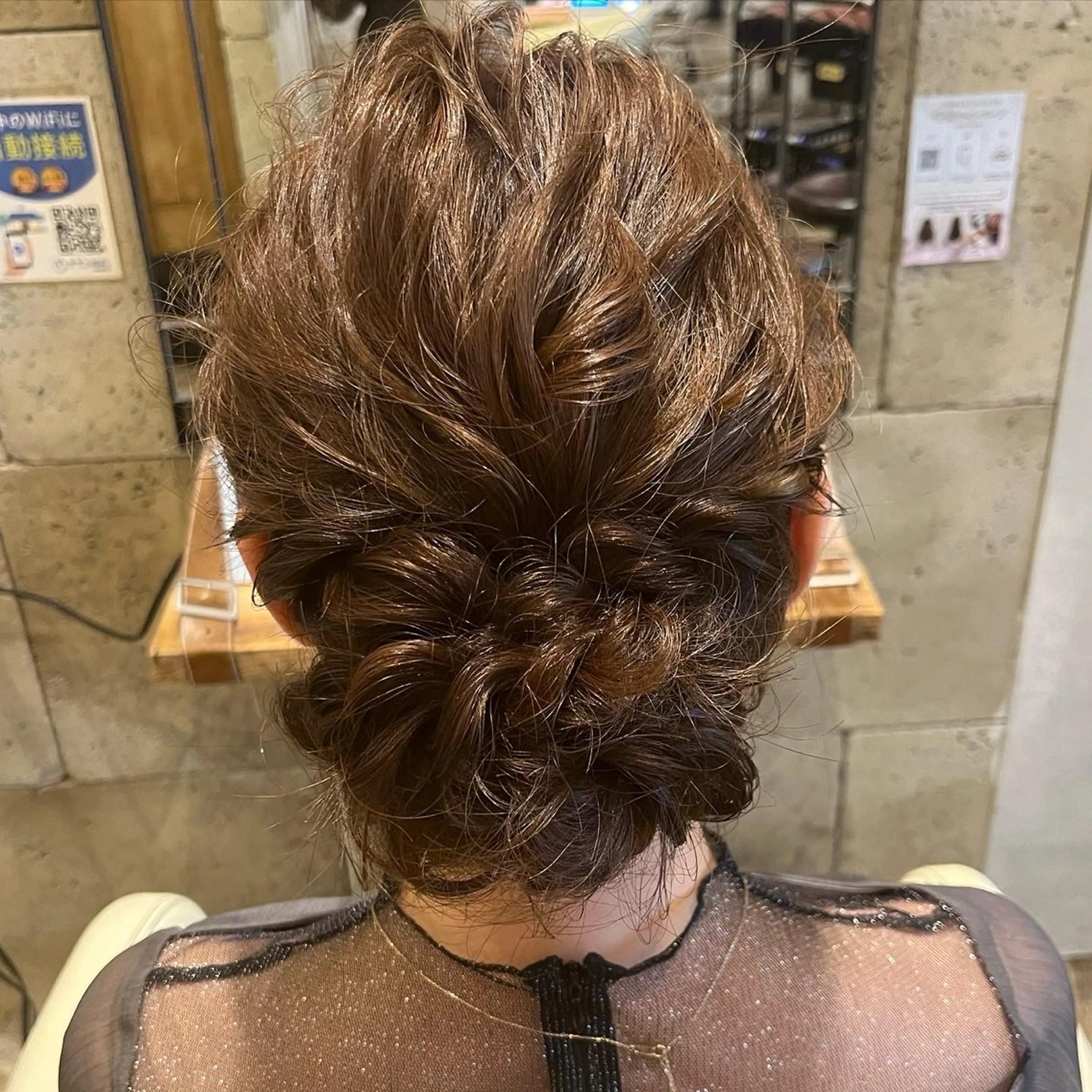 セミロング ヘアセット Hair salon mutto所属・似合わせスタイル 🌹mao🌹のヘアスタイル