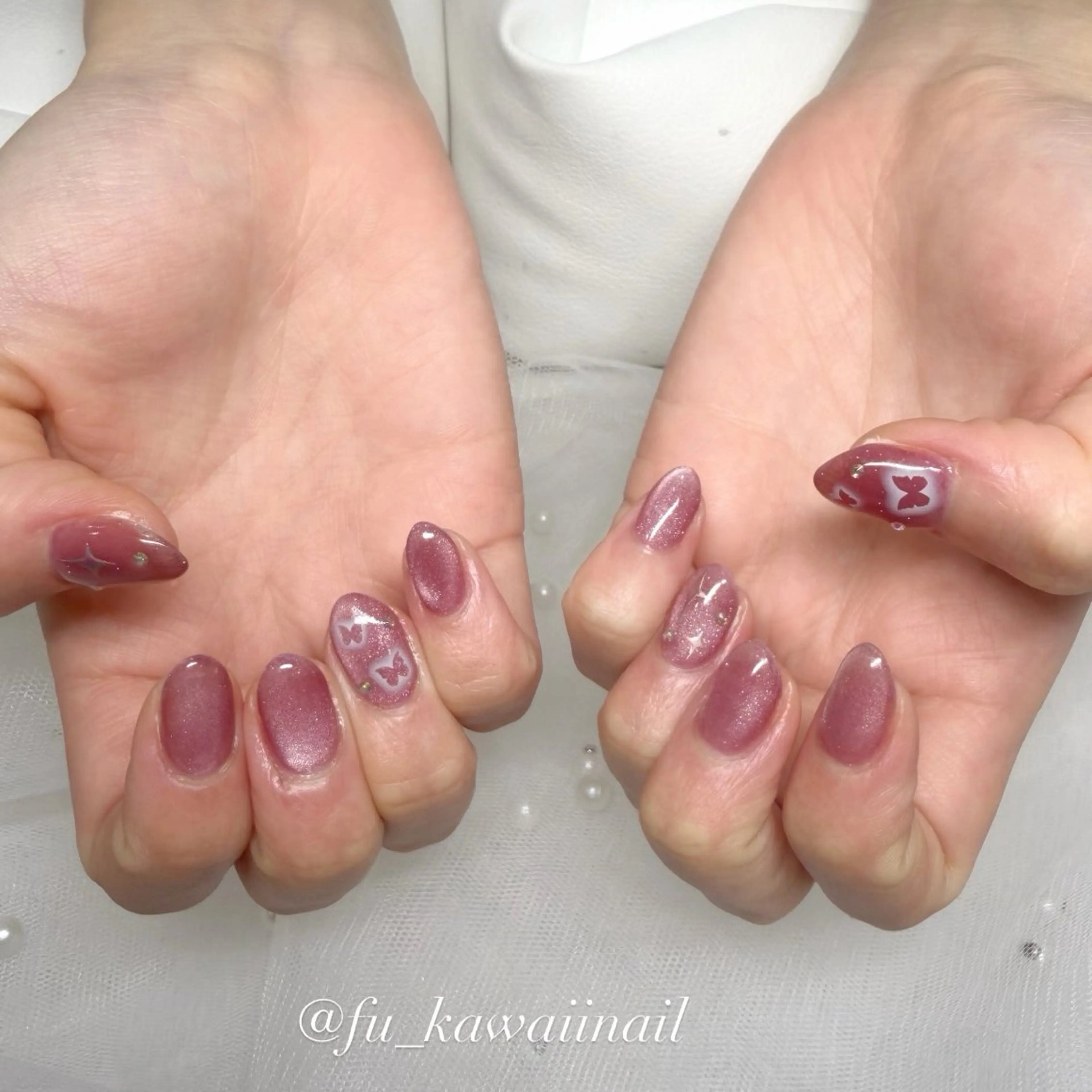 ネイル 🪞ヤギフウカ🪞 渋谷ネイルのネイルデザイン