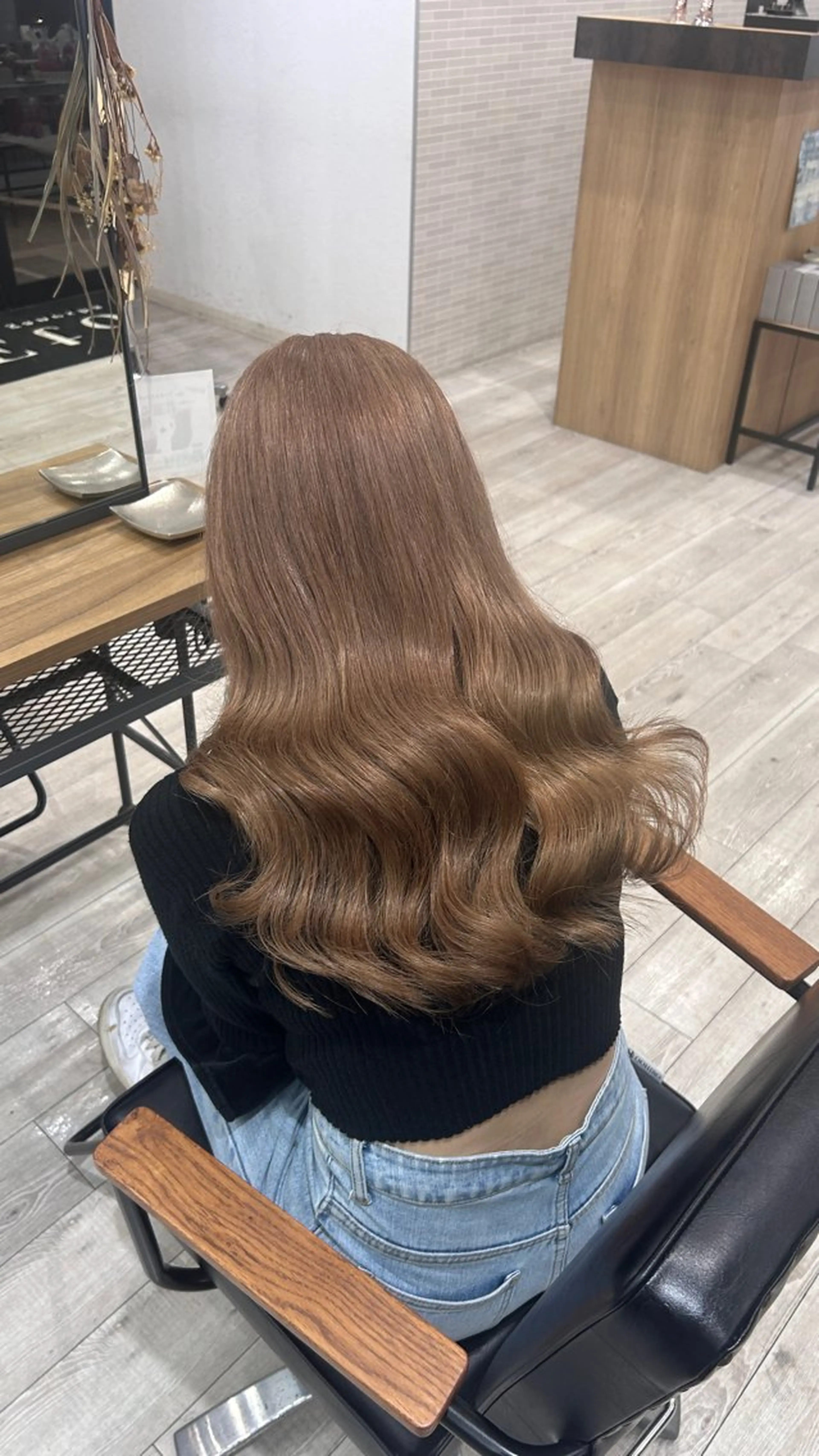 ロング カラー 原田 はなのヘアスタイル