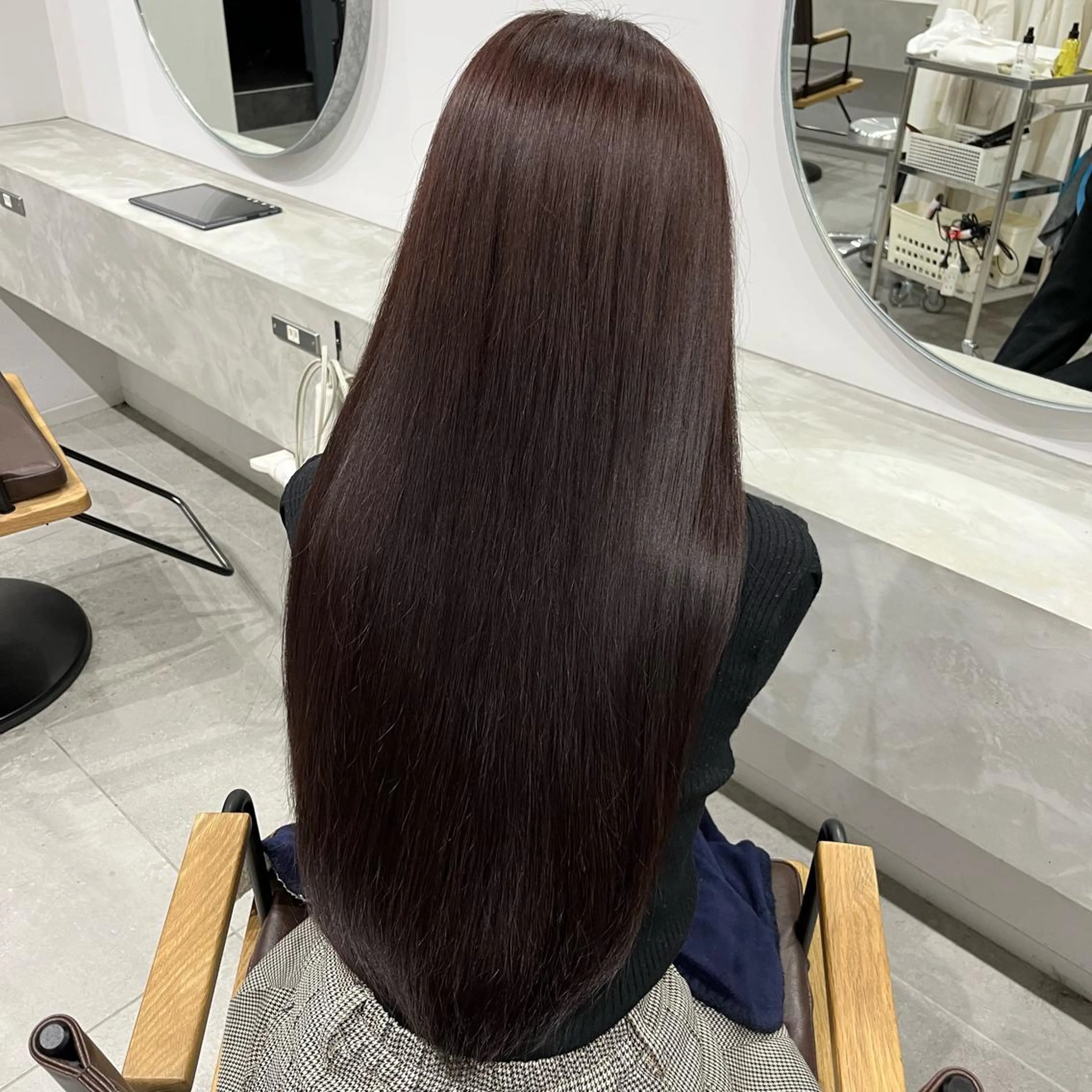 ロング RINA 韓国ヘア/半個室のヘアスタイル