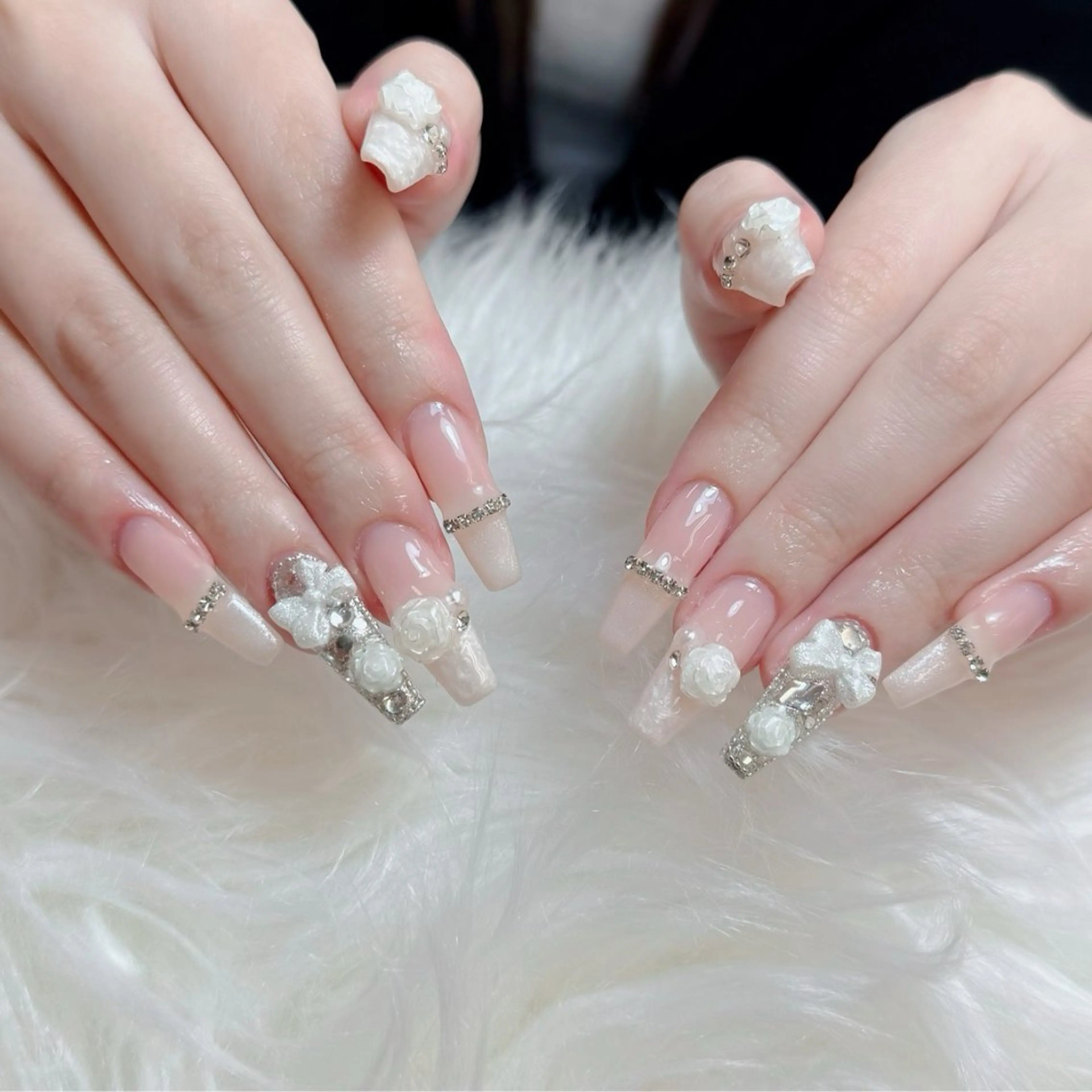ネイル ジェルネイル 韓国ネイル マグネットネイル ネイルチップ 冬ネイル Lenie Nail Salonのネイルデザイン
