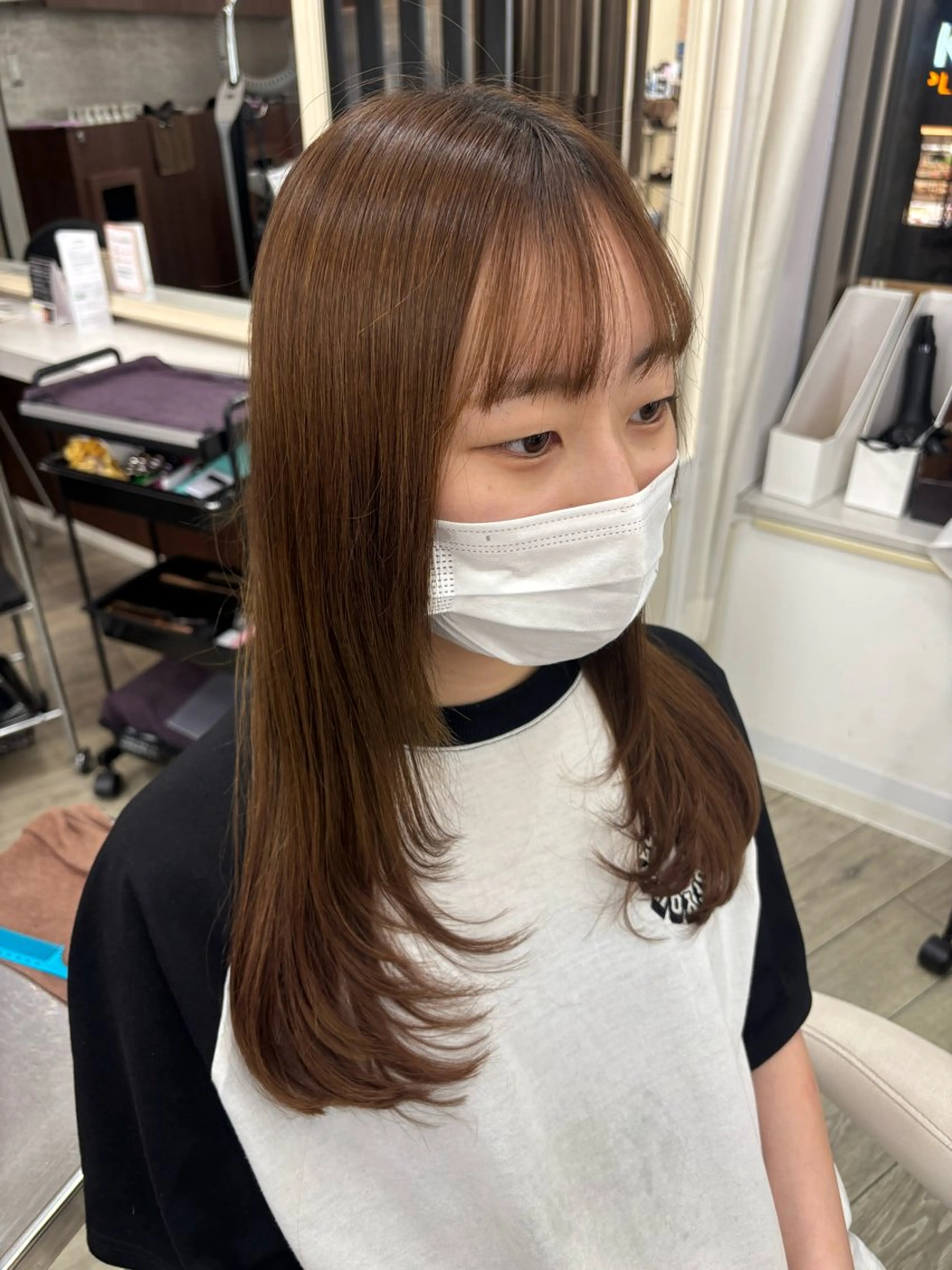 ロング カット さとう さくらのヘアスタイル