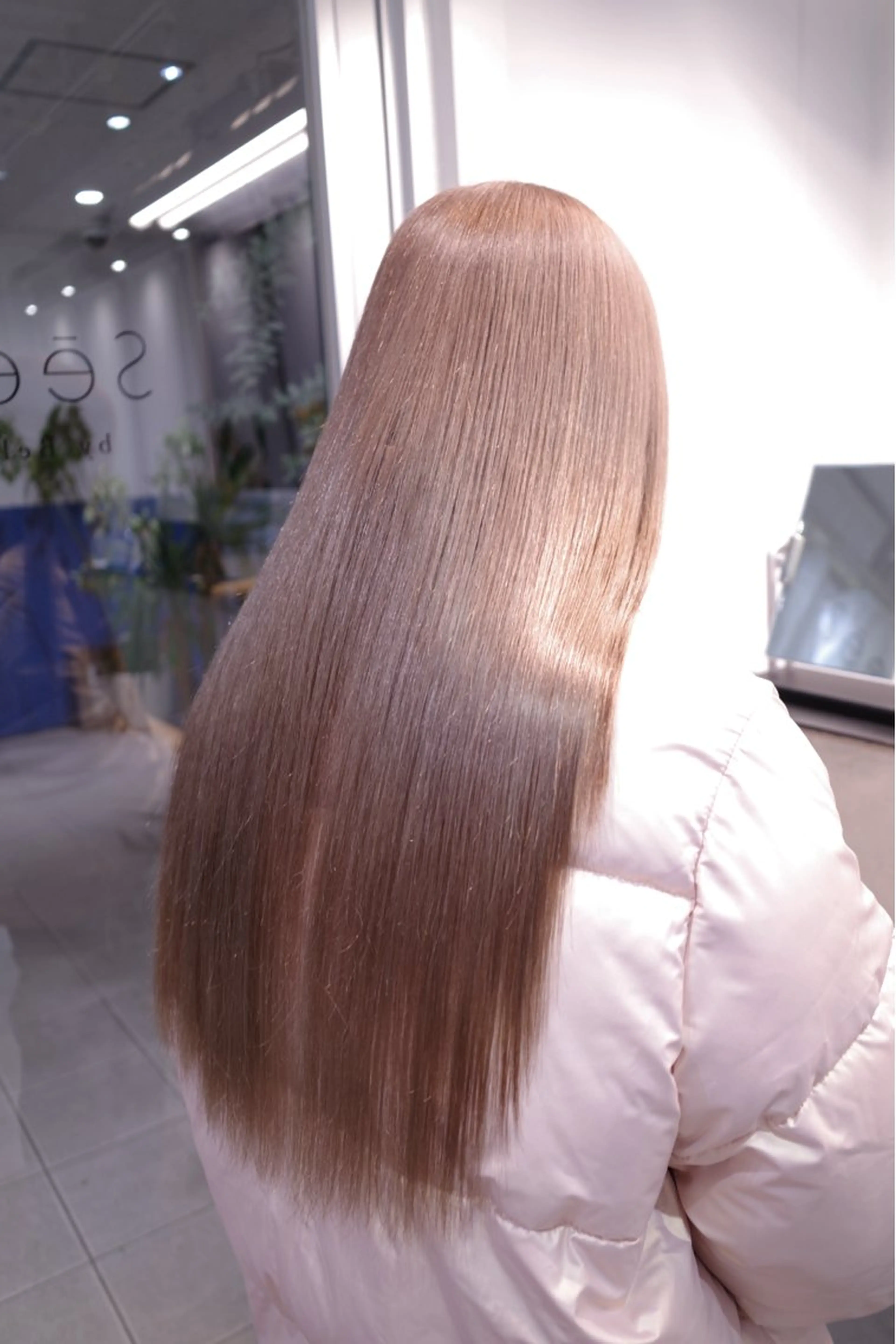 ロング ヘアカラー トリートメント 🪄あべいくみ レイヤー、メンズ🌙のヘアスタイル