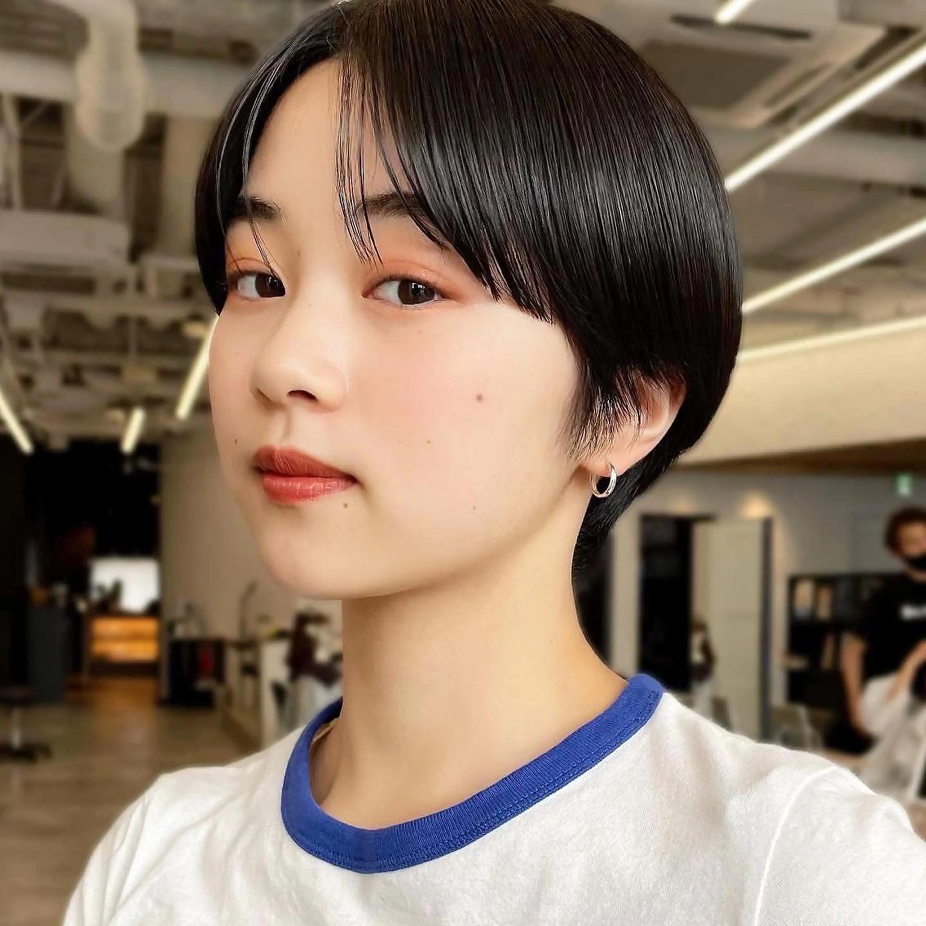 ショート ショートヘア カット レイヤー/ショート透 明感カラー/西田祐賀のヘアスタイル