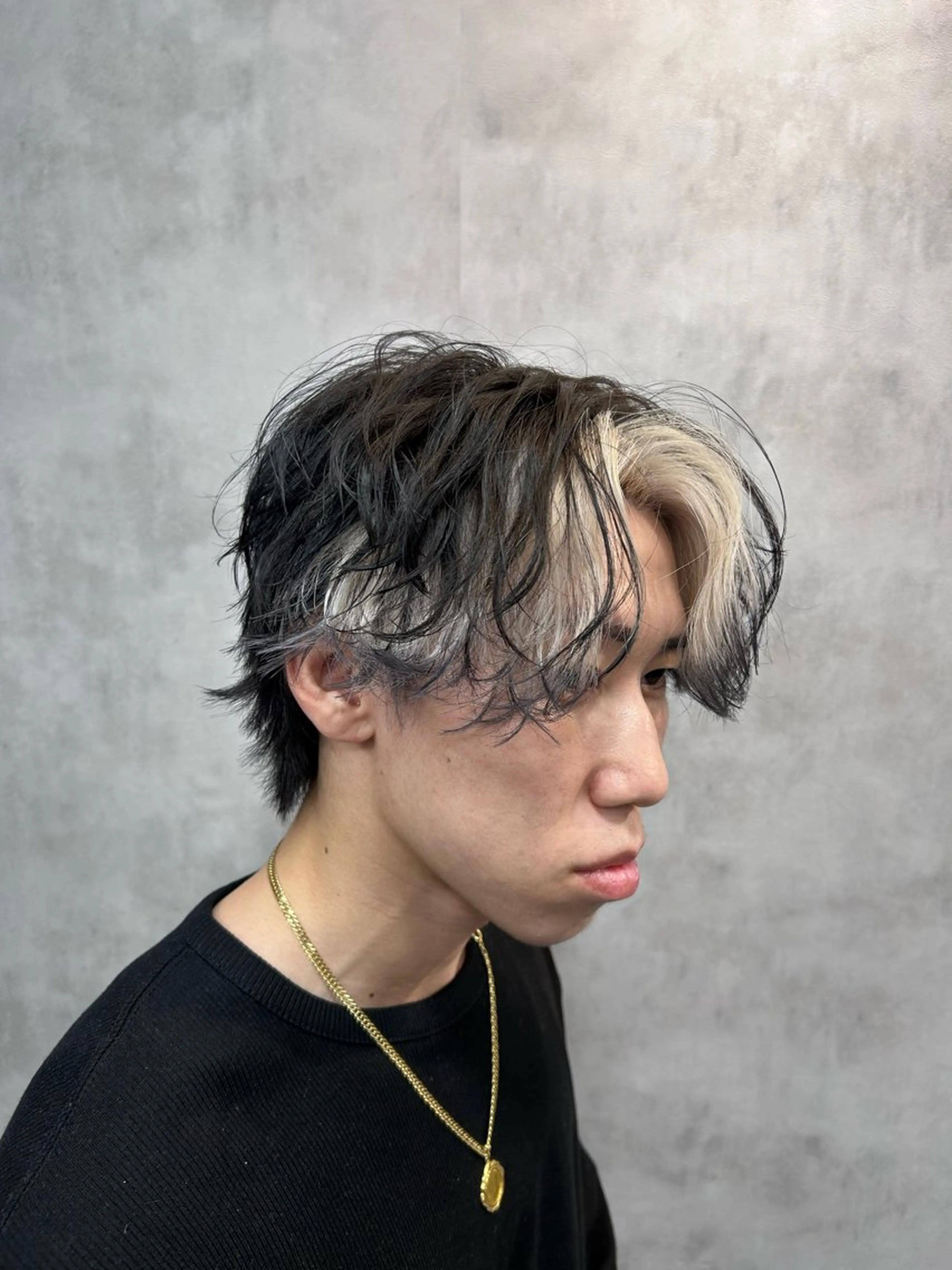 ショート カラー パーマ メンズ メンズインナーカラー インナーカラー カット ヘアカラー メンズ特化 👑YUTAのヘアスタイル