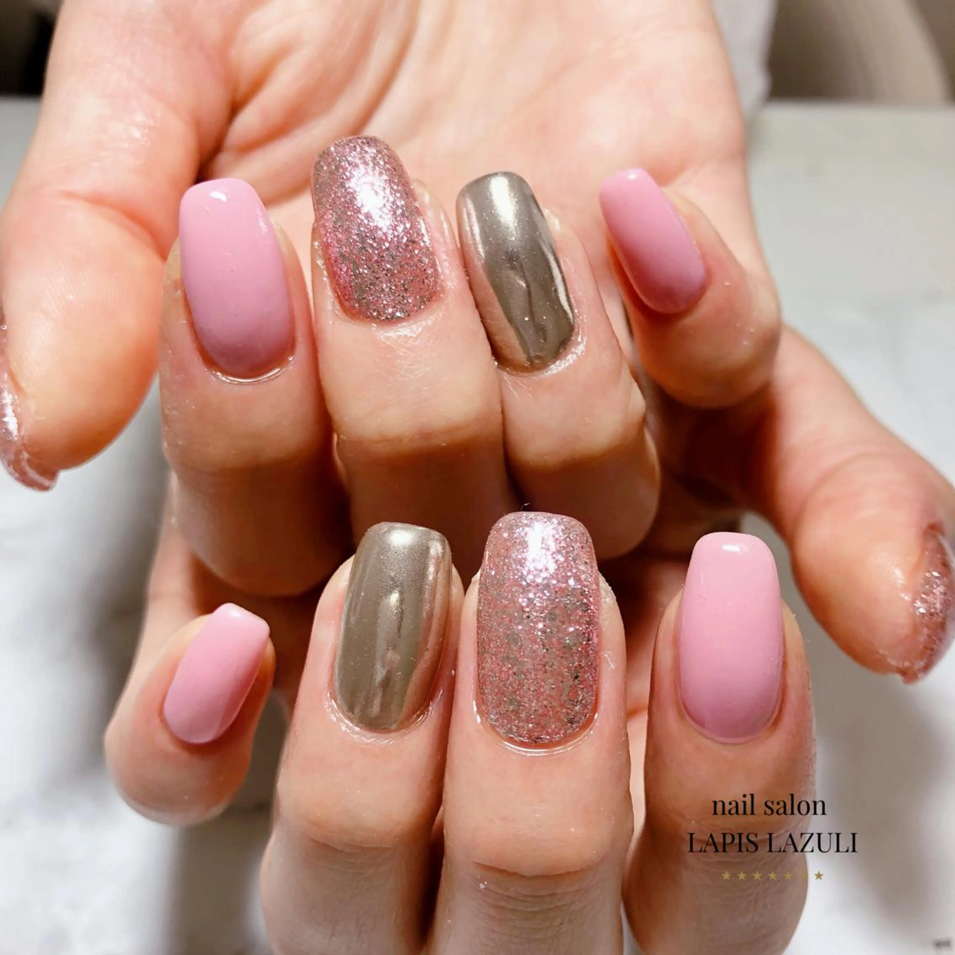 ネイル nail salon ラピスラズリのネイルデザイン