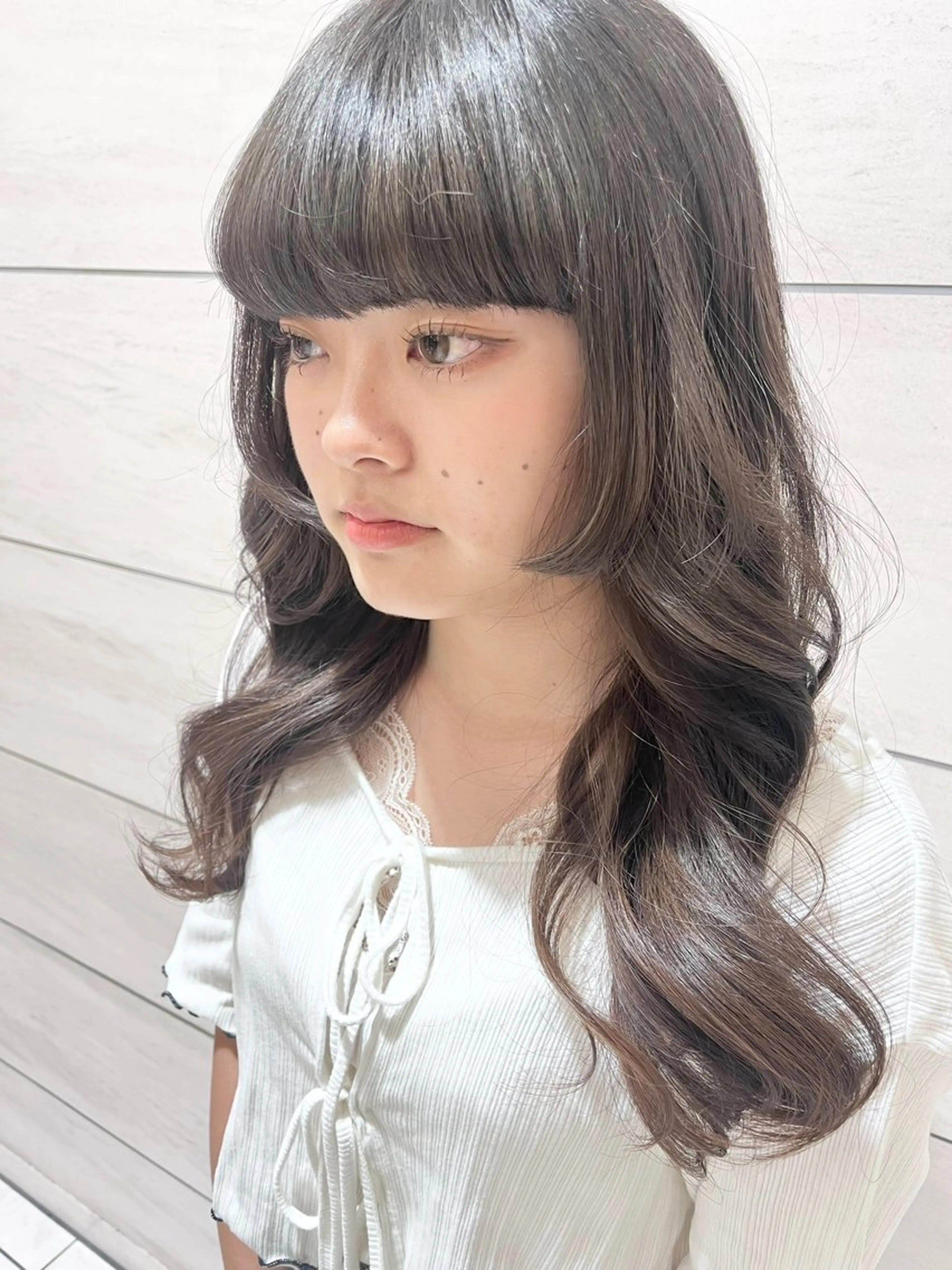 セミロング カラー ヘアカラー noll【今池駅前】 池田碧花のヘアスタイル