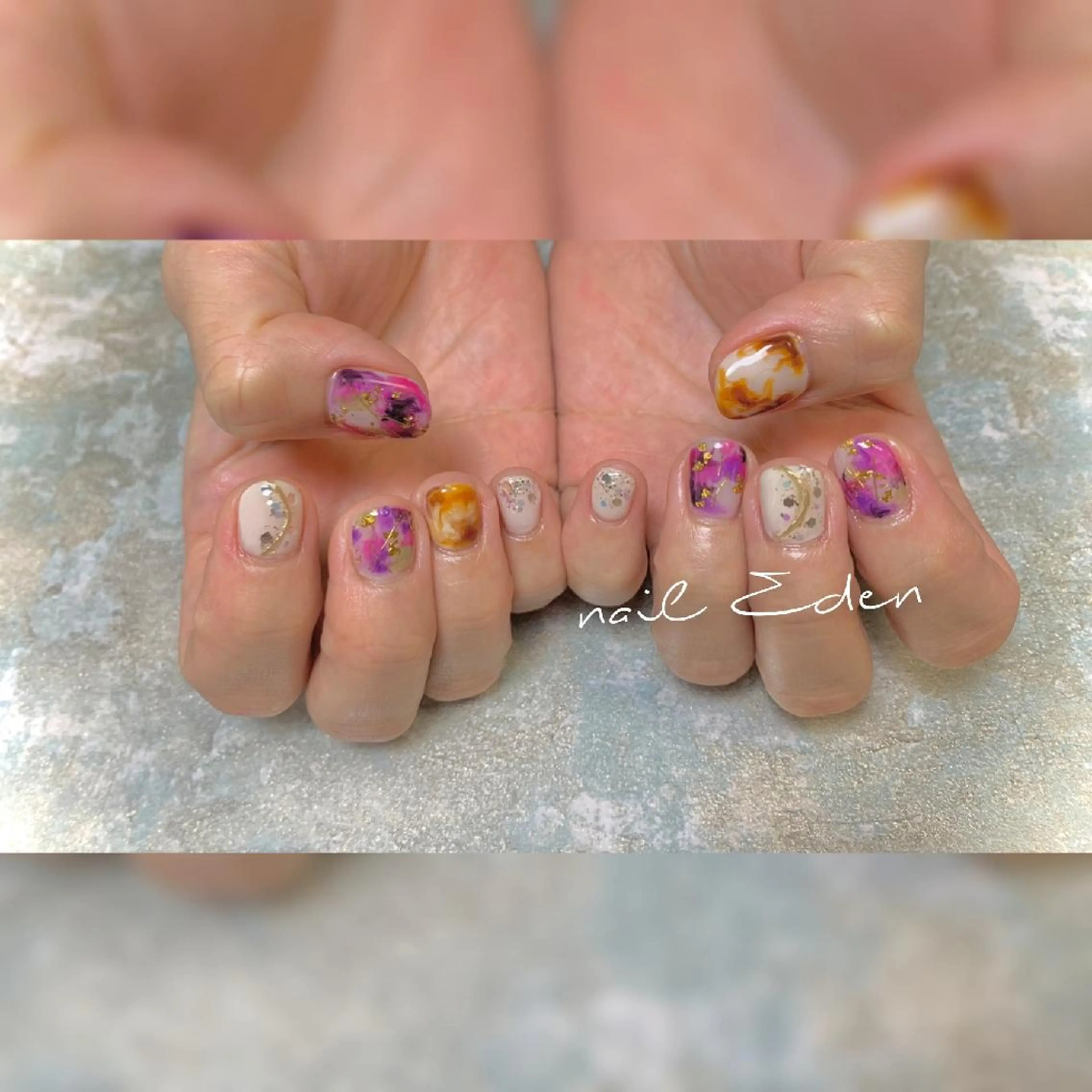 ネイル 持ち込み Eden ♾️のネイルデザイン