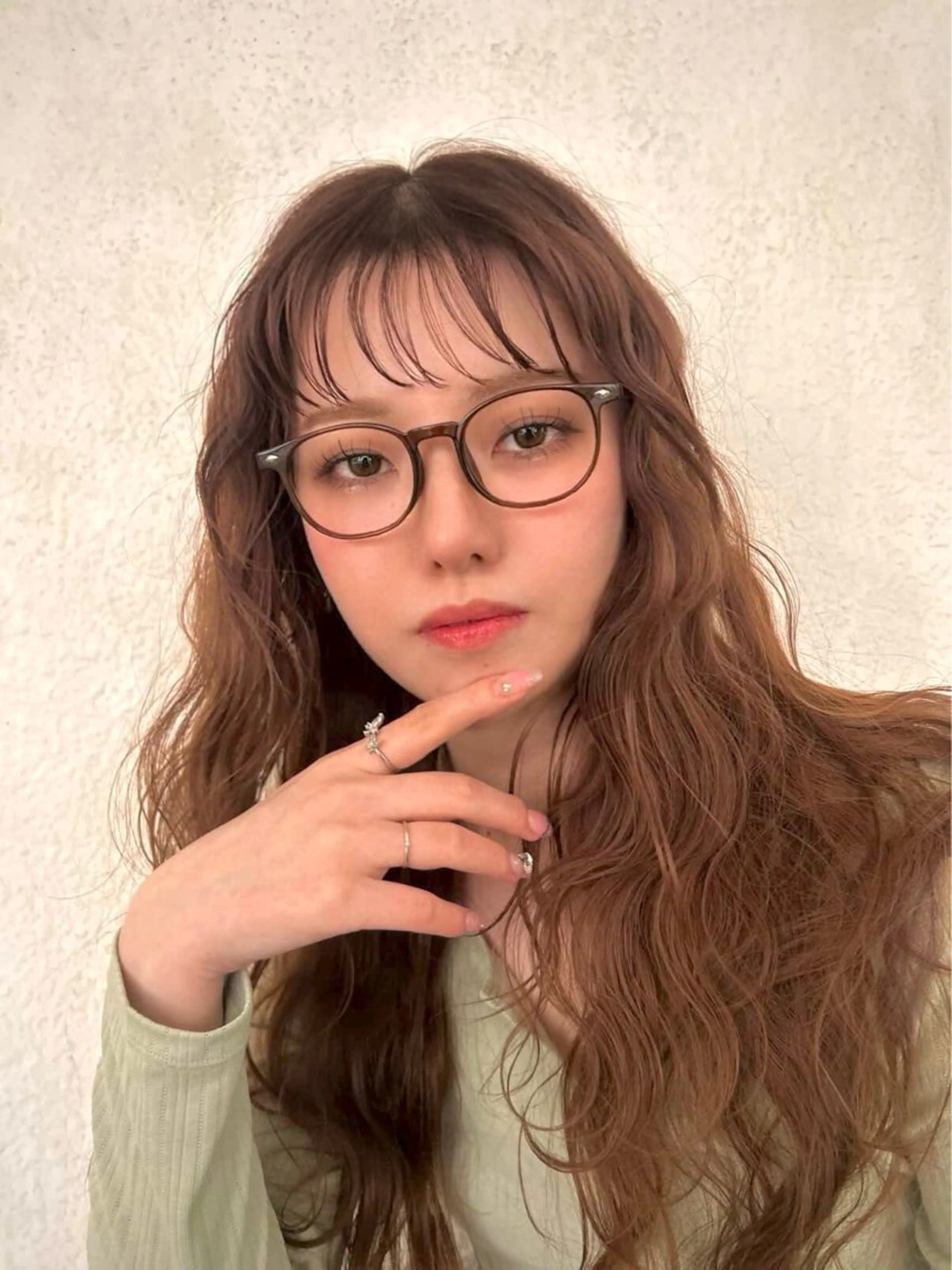 ロング ヘアカラー トリートメント yuka 【ユウカ】のヘアスタイル