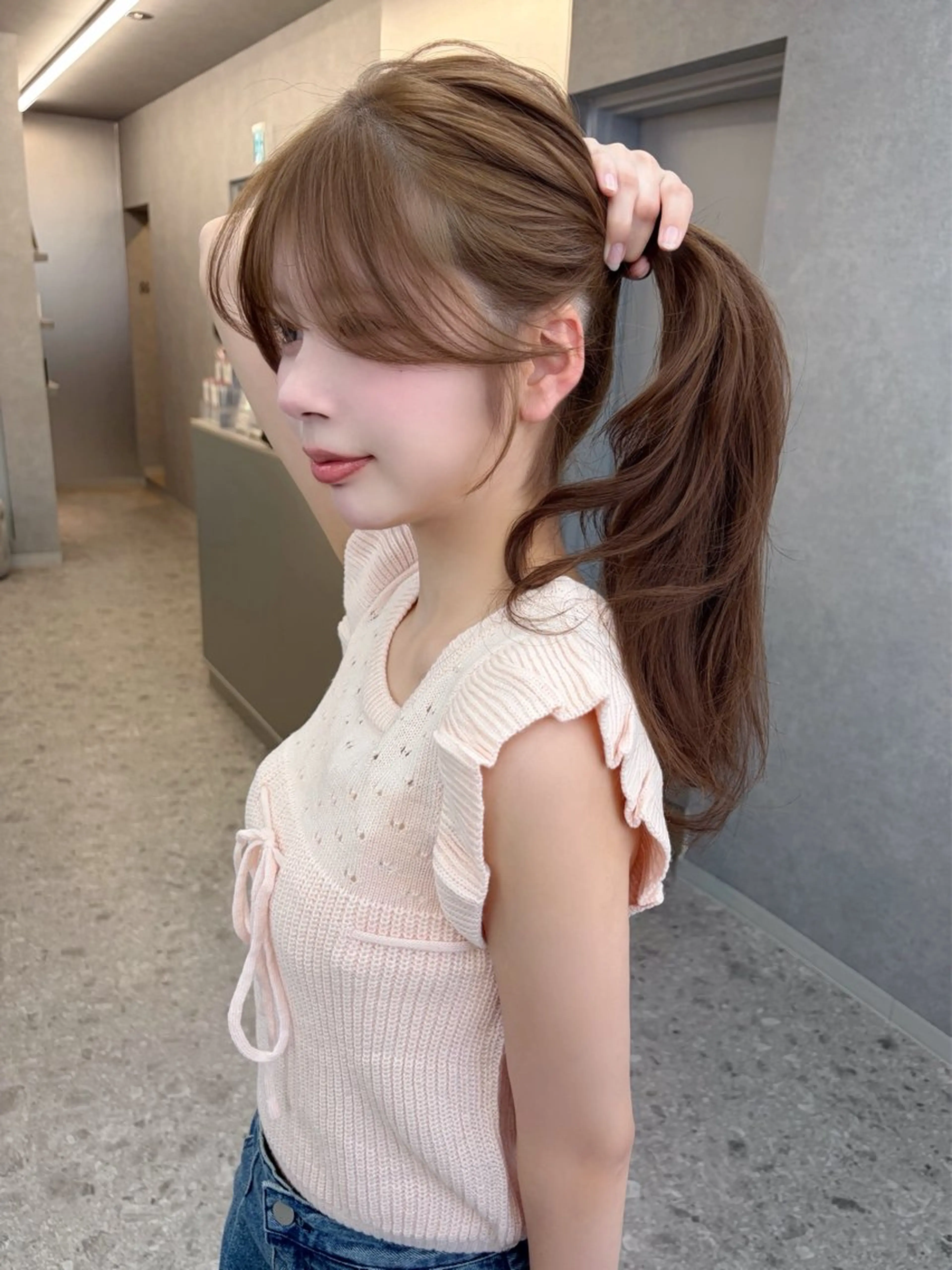 セミロング 髙杉 心のヘアスタイル