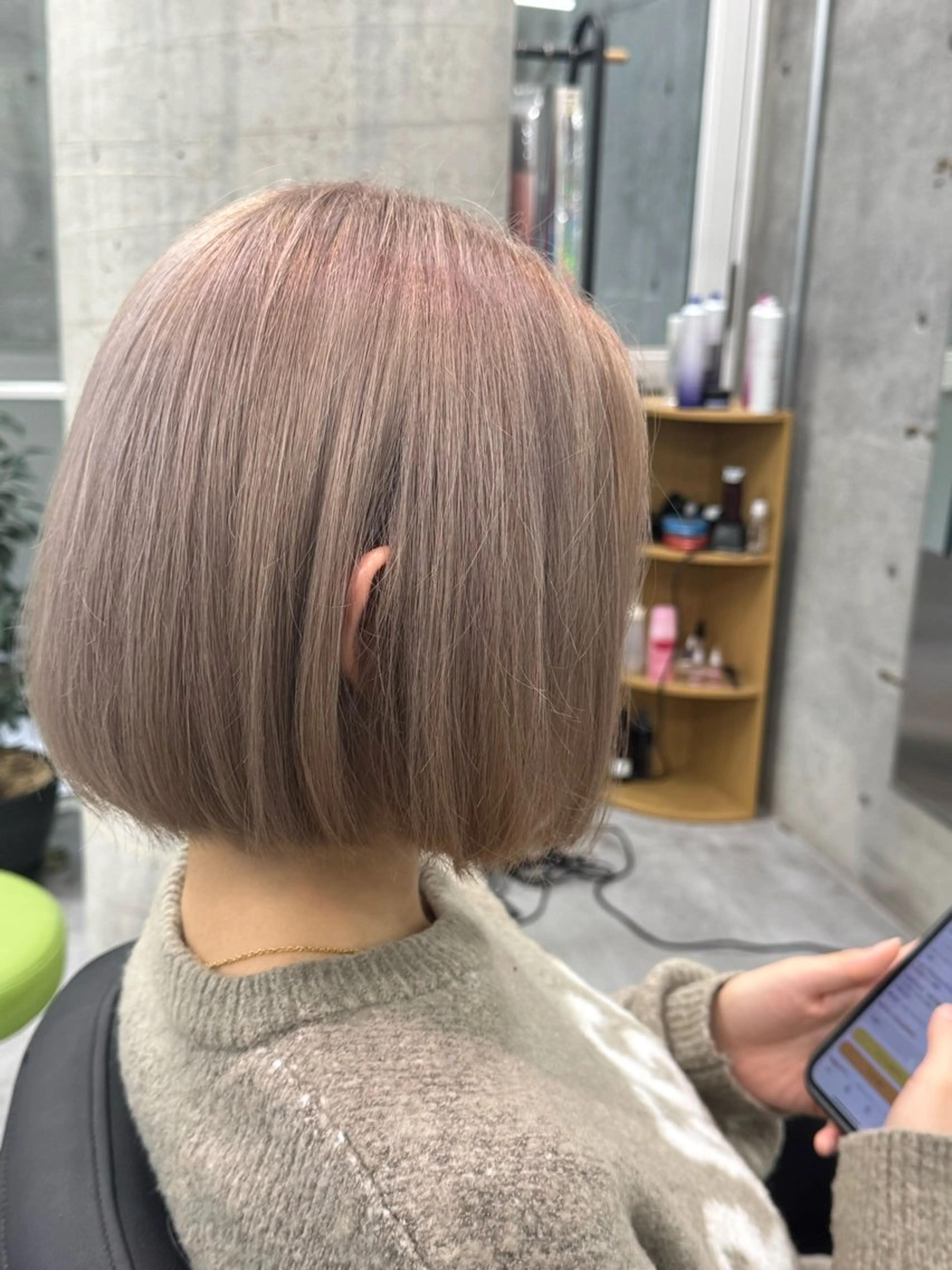 ミニモ学割💫ケアブリーチダブルカラー+ケアトリートメントの写真