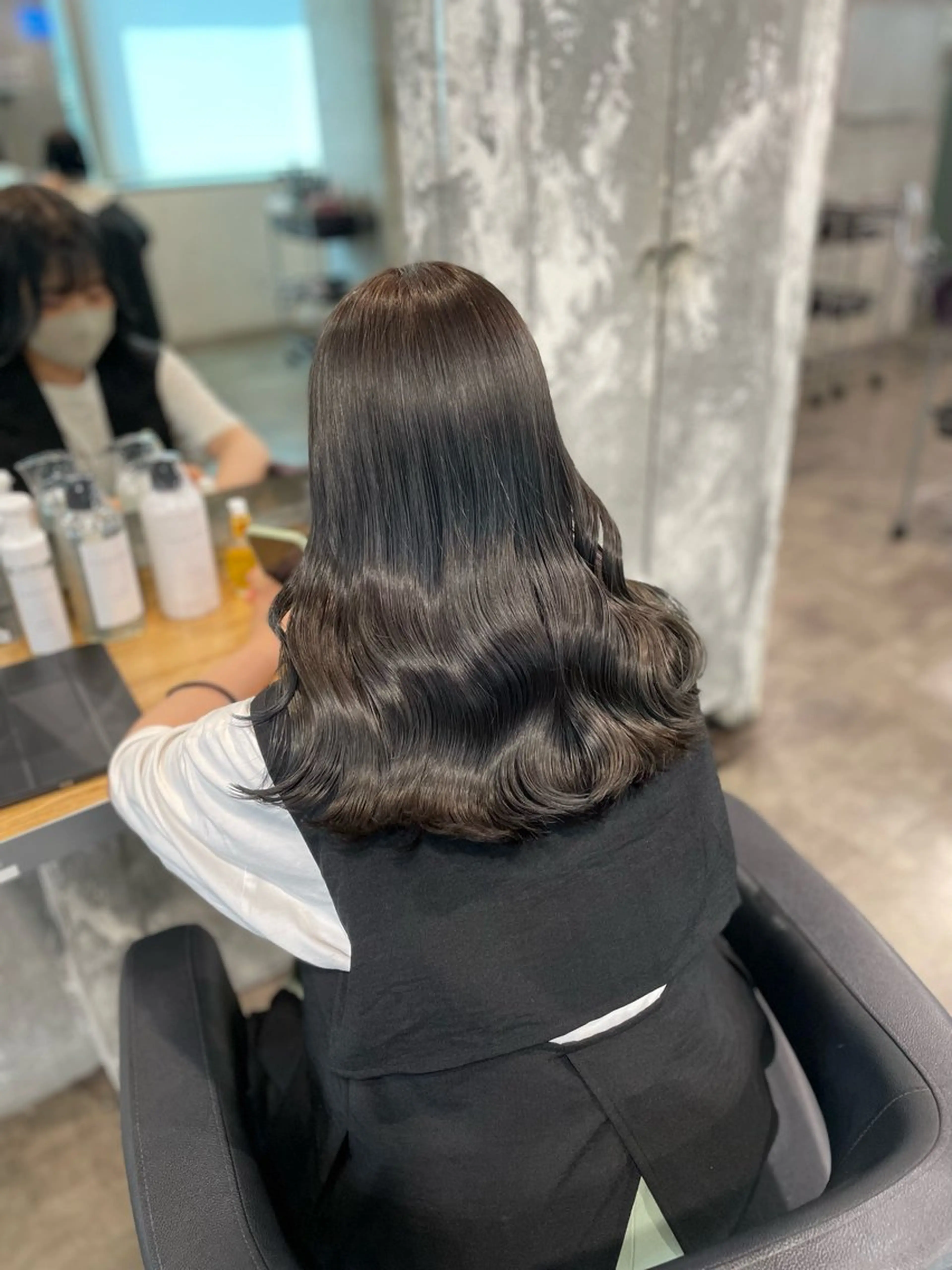 ミディアム カラー 艶髪/透明感🪽 DISCO🪽のヘアスタイル