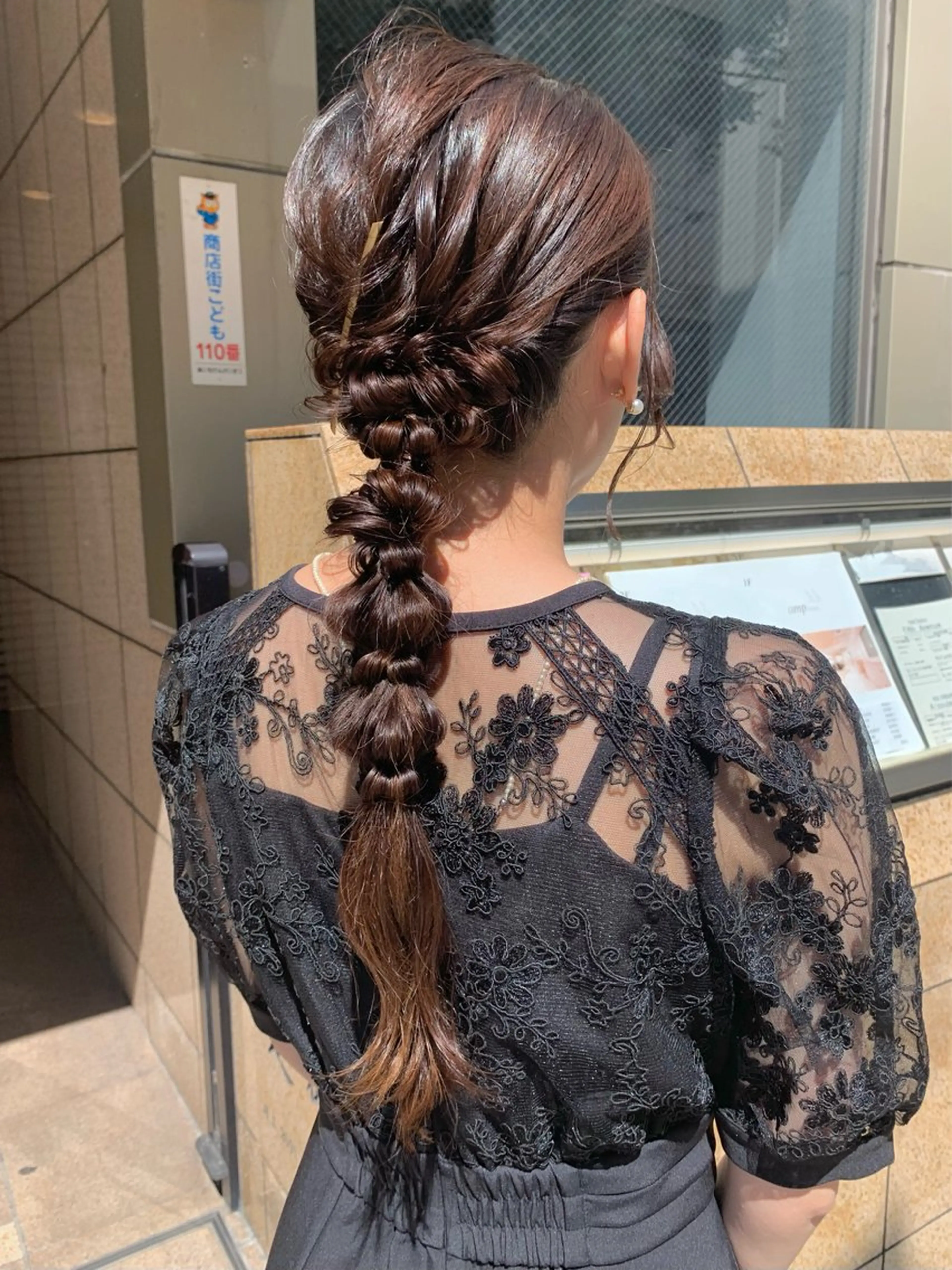 ヘアアレンジ moeka レイヤー /艶カラー/韓国のヘアスタイル