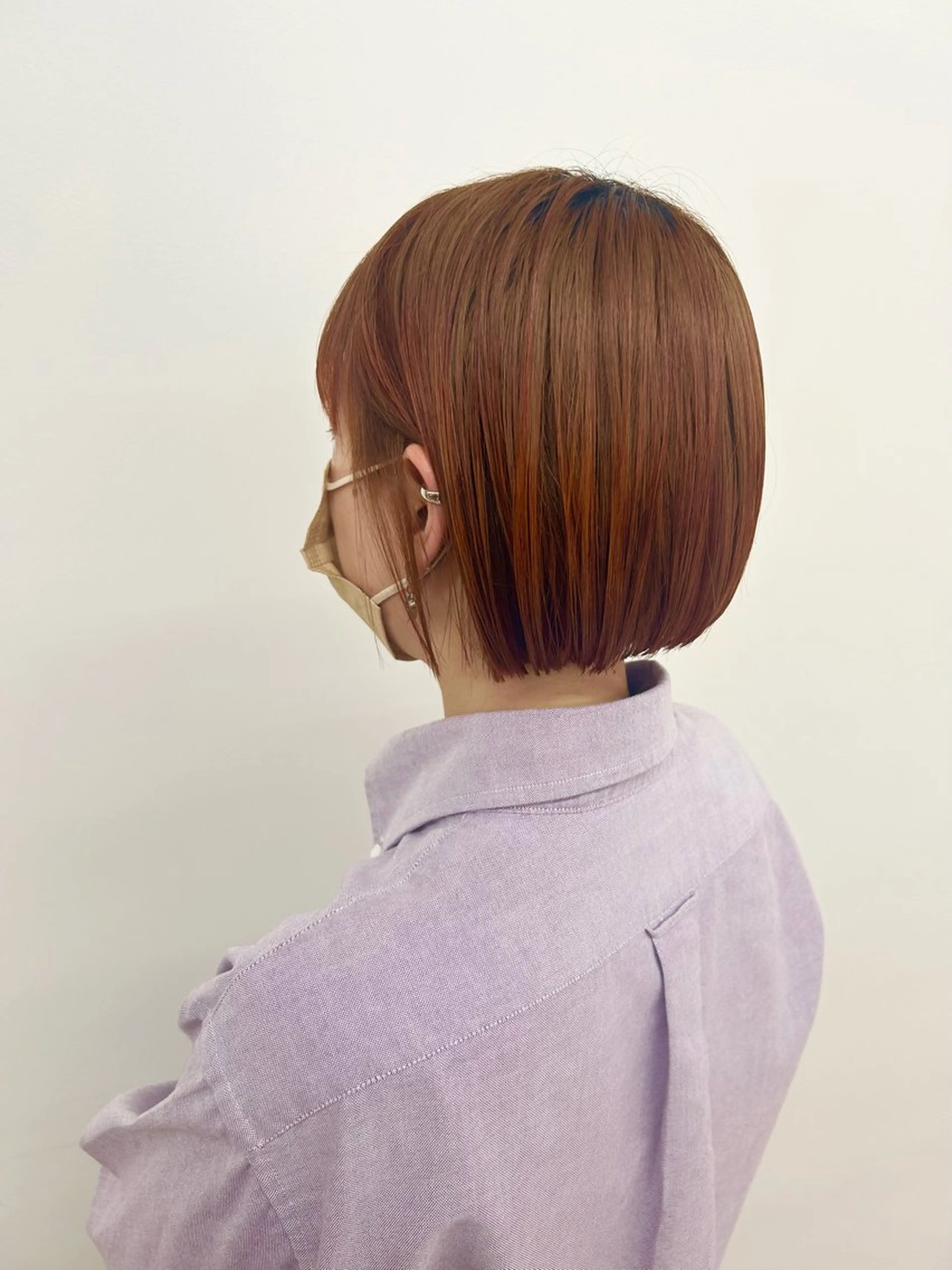 ショート ボブ 髪質改善/艶カラー /レイヤーカット💛のヘアスタイル