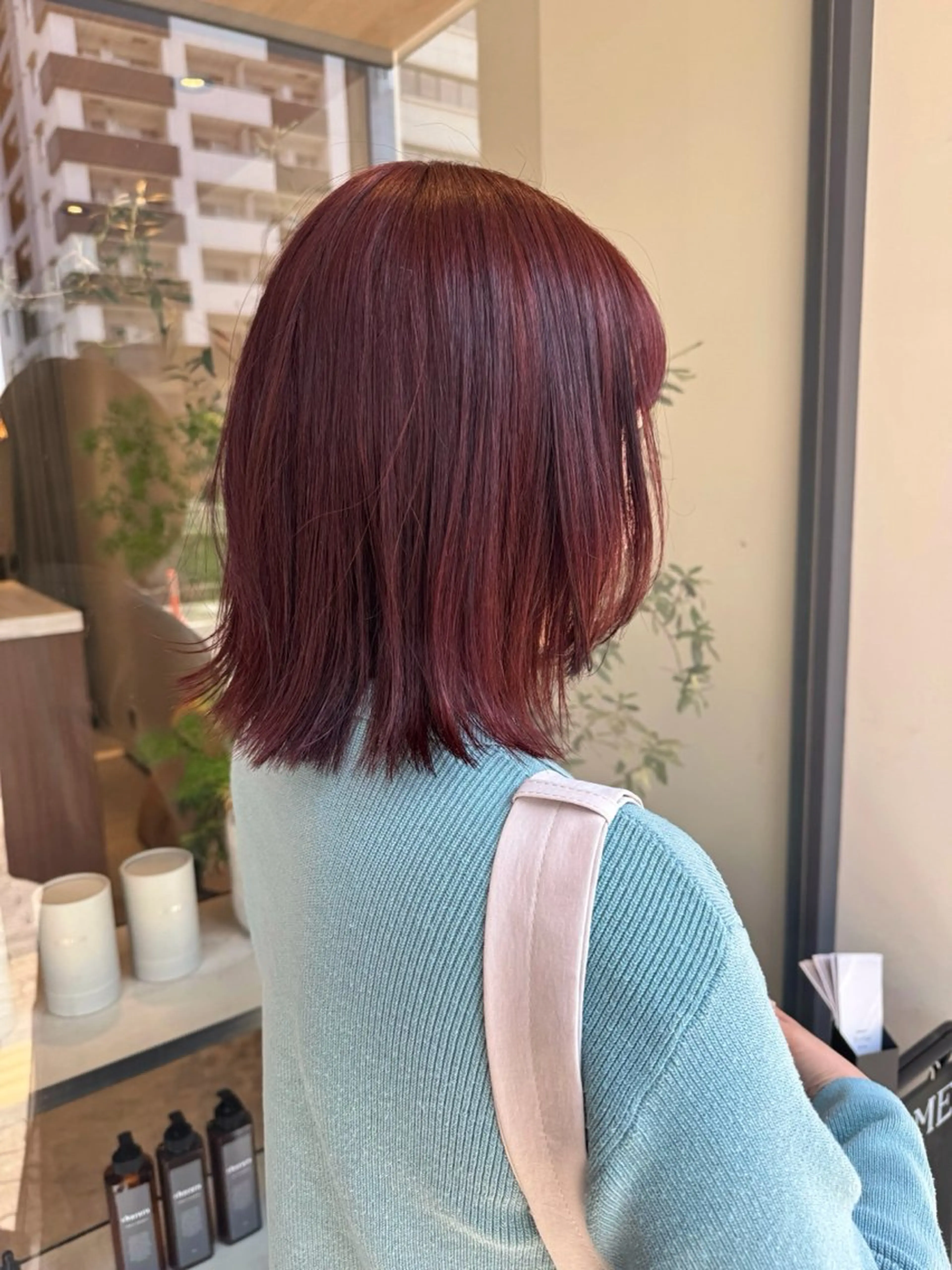 ミディアム カラー ブリーチ ダブルカラー ブリーチなしカラー カット ヘアカラー 透明感カラー/ レイヤーkotonoのヘアスタイル