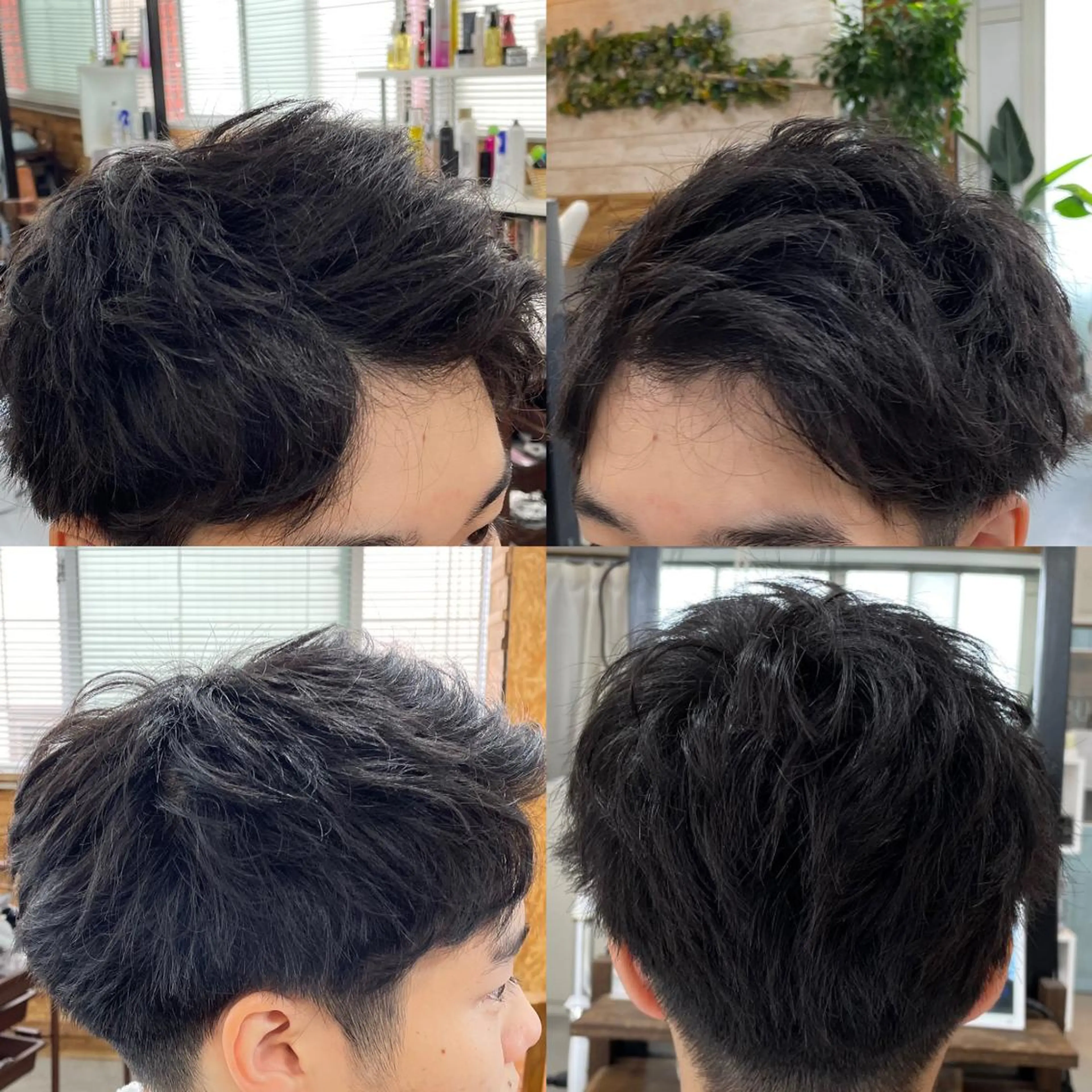 メンズ ビジネス かんばら りょーいのヘアスタイル
