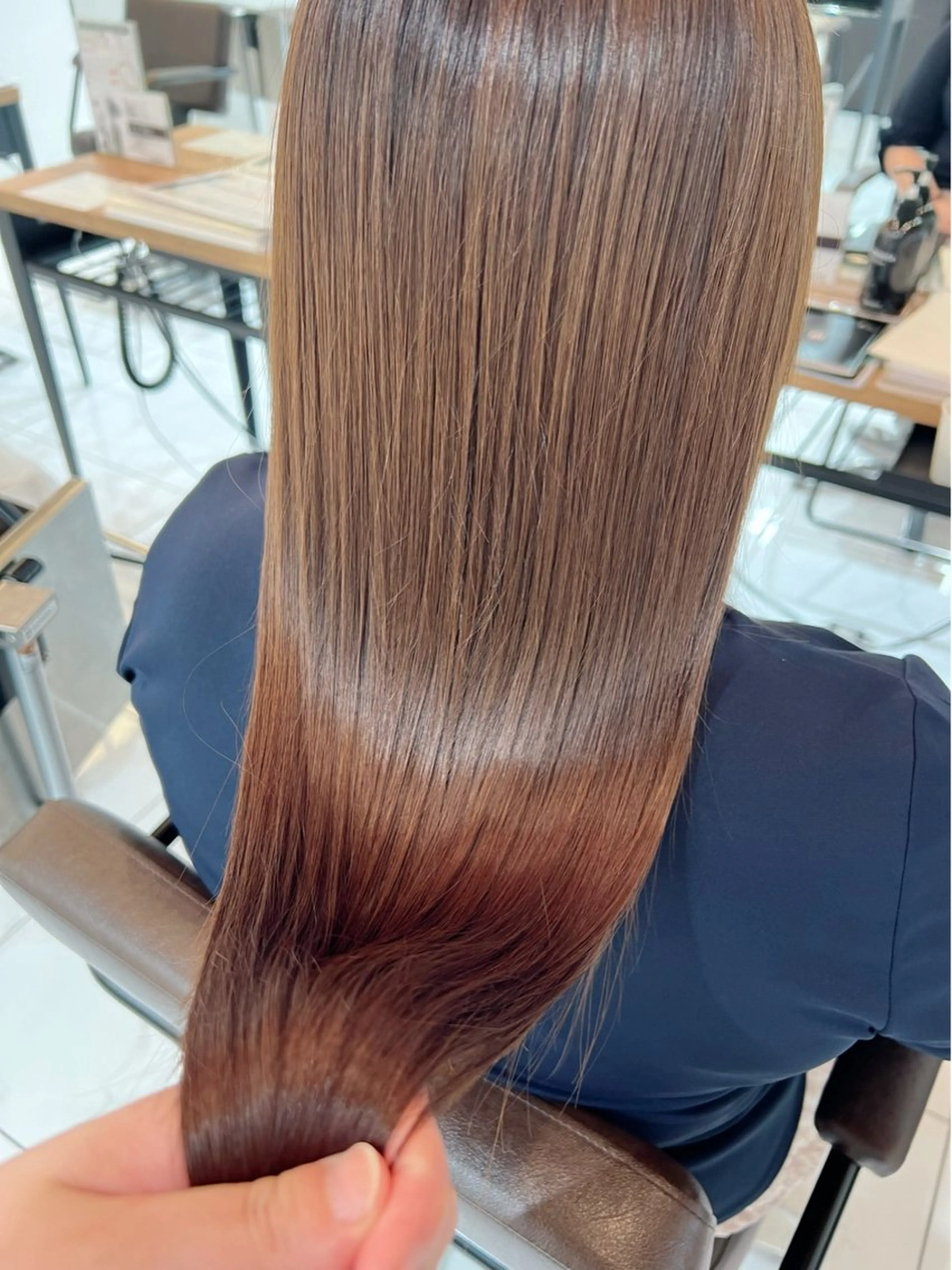 【新規】スタンダード縮毛矯正(ダメージ軽減のヘアケアメニューもご提案)残暑におすすめの写真
