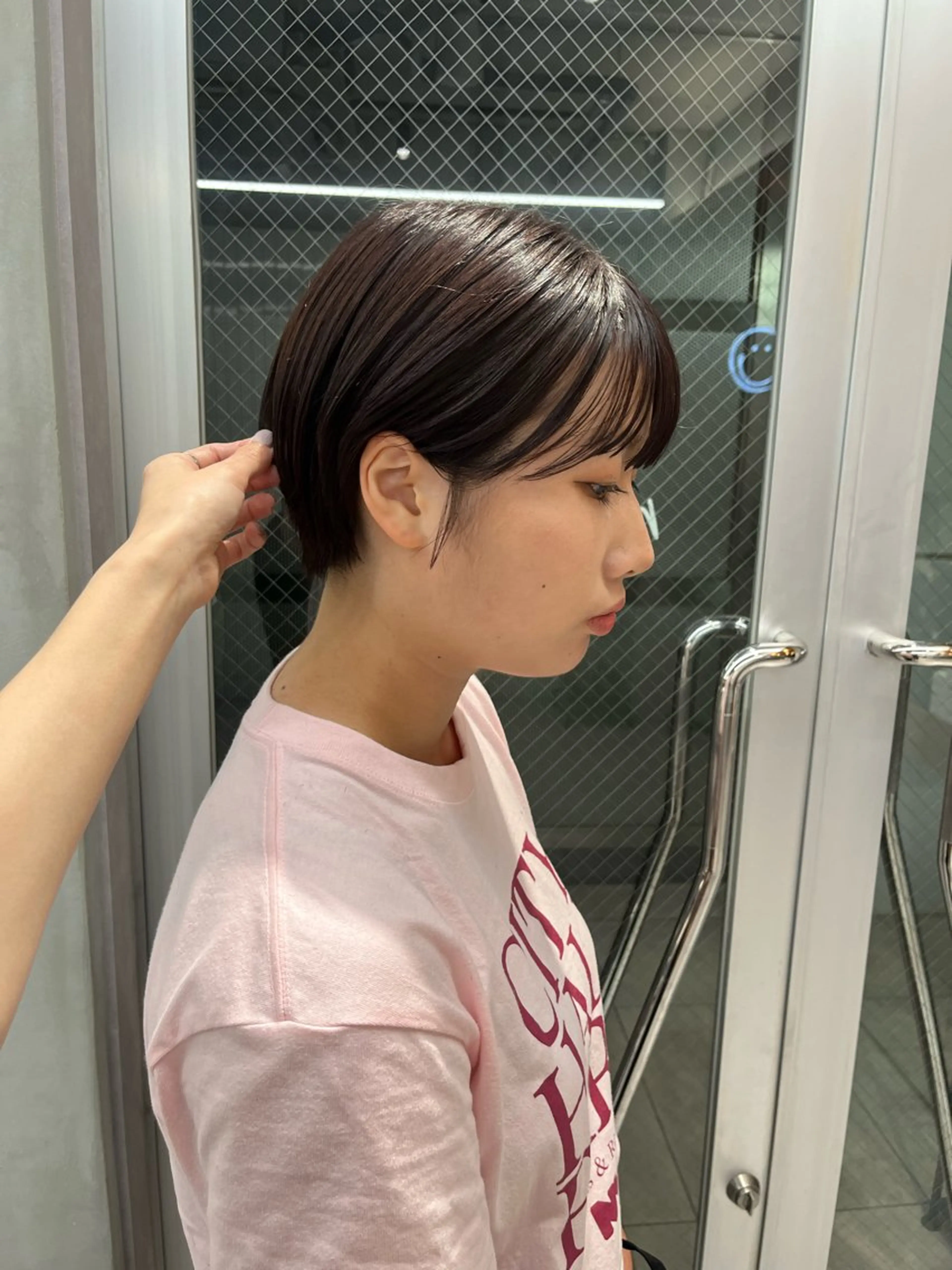 ショート ボブ&顔まわりレ イヤー♡TOMOE♡のヘアスタイル