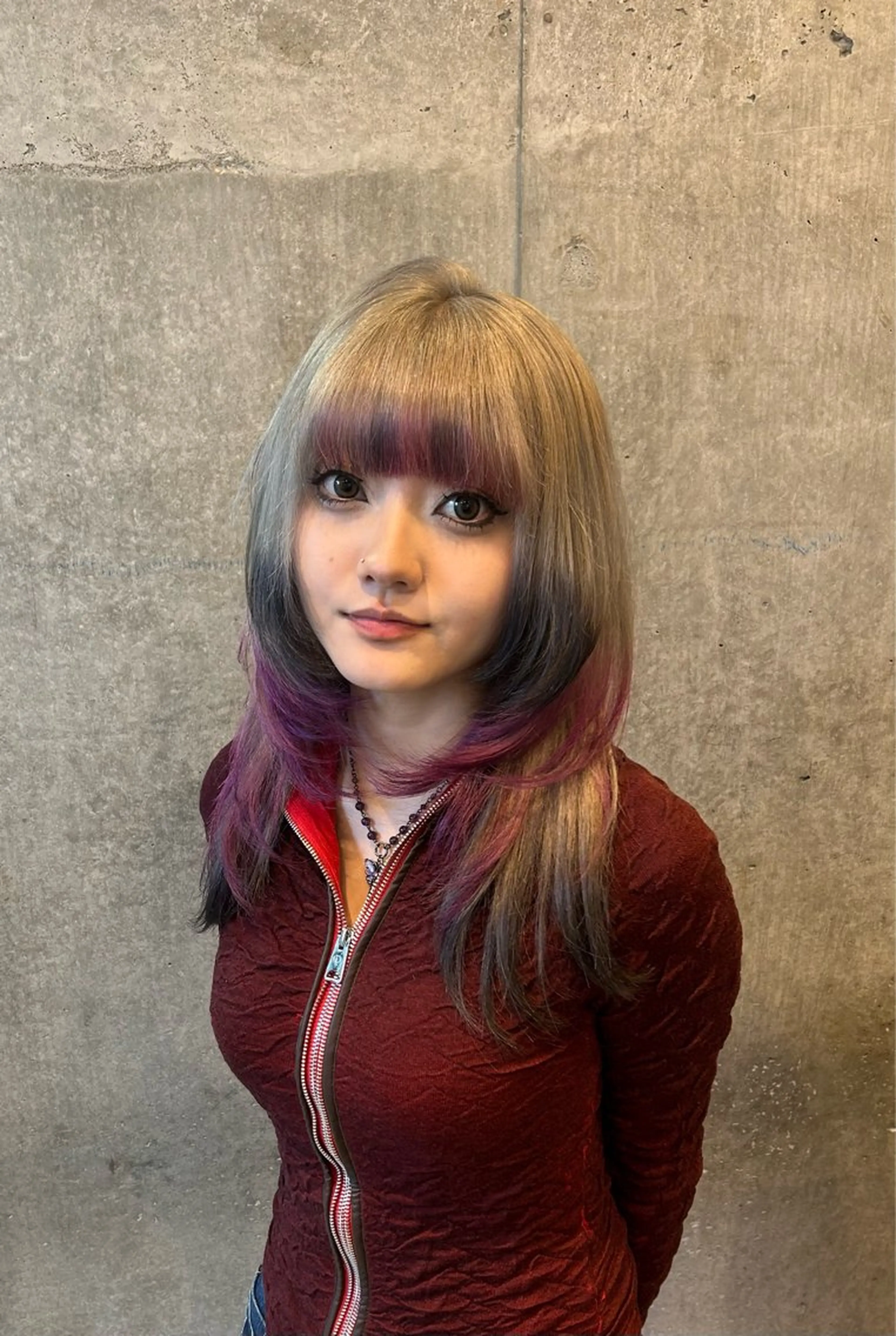 セミロング カラー カット ヘアカラー トリートメント KOTOMI .のヘアスタイル