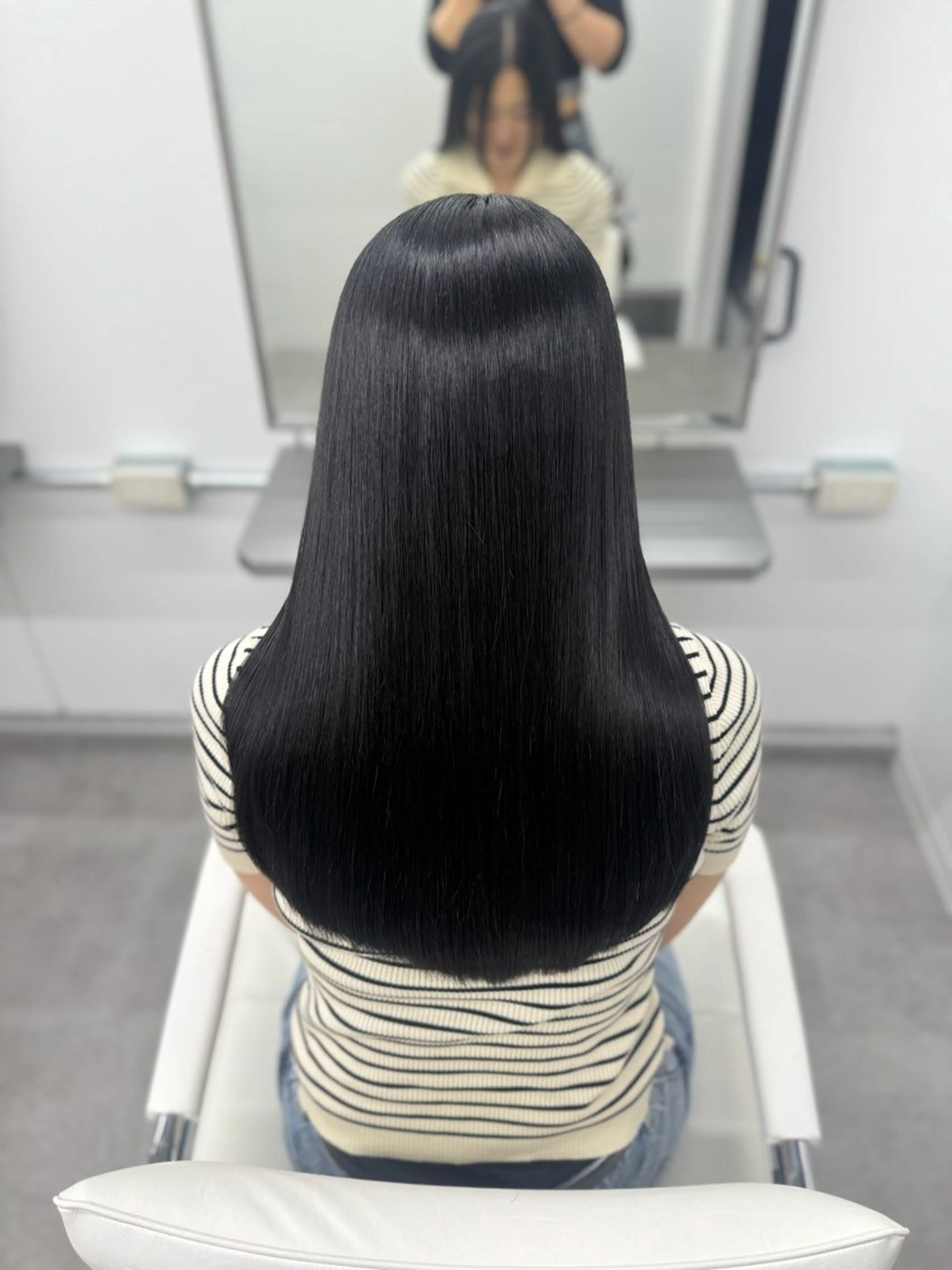 ロング パーマ カット ヘアカラー トリートメント 🕯コバ/レイヤー/ 美髪縮毛🕯のヘアスタイル