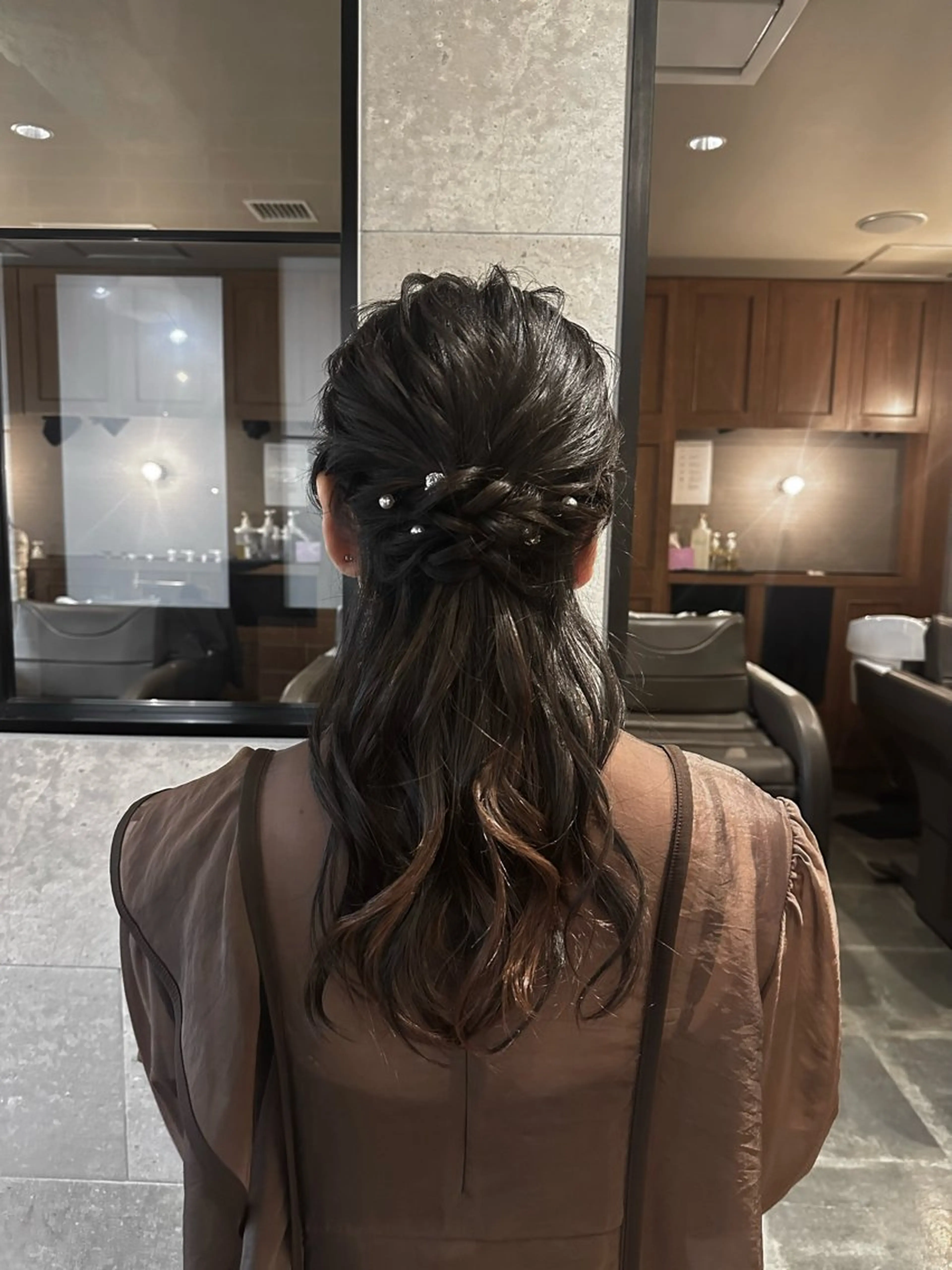 ロング ヘアセット メンズ&ヘアアレンジ 🌼みねのヘアスタイル