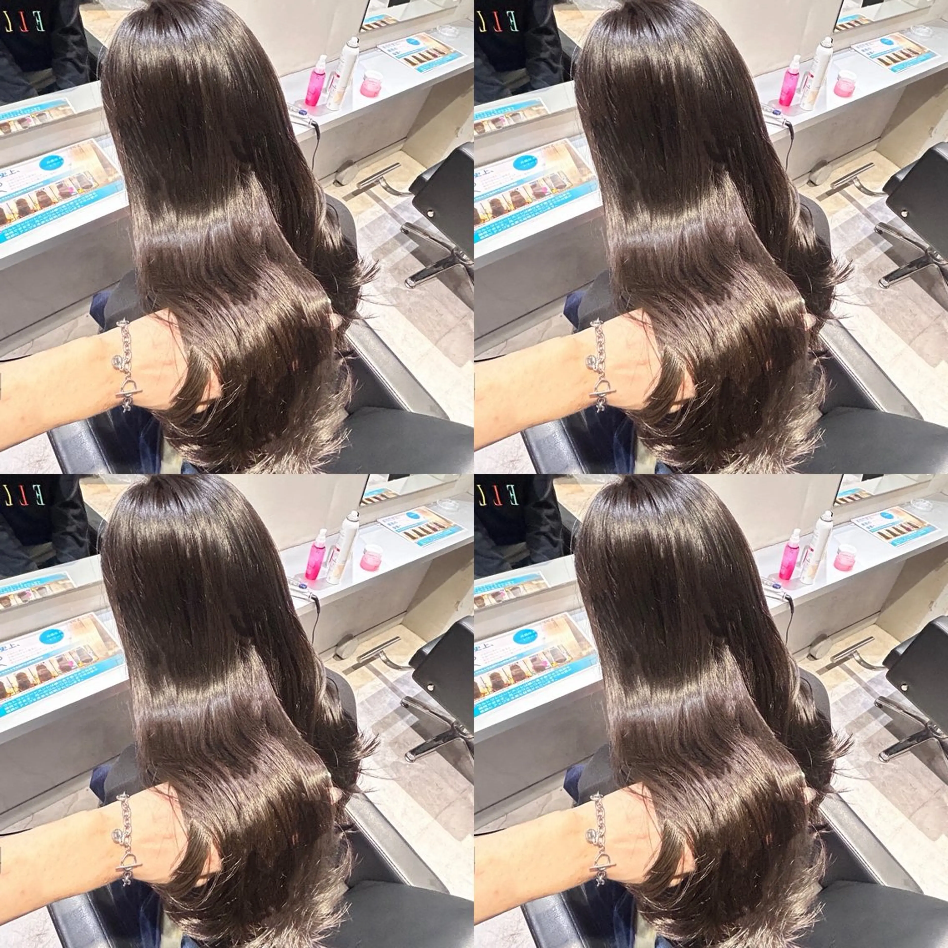 ロング カラー ヘアカラー トリートメント 艶髪×透明感カラー 海夏のヘアスタイル