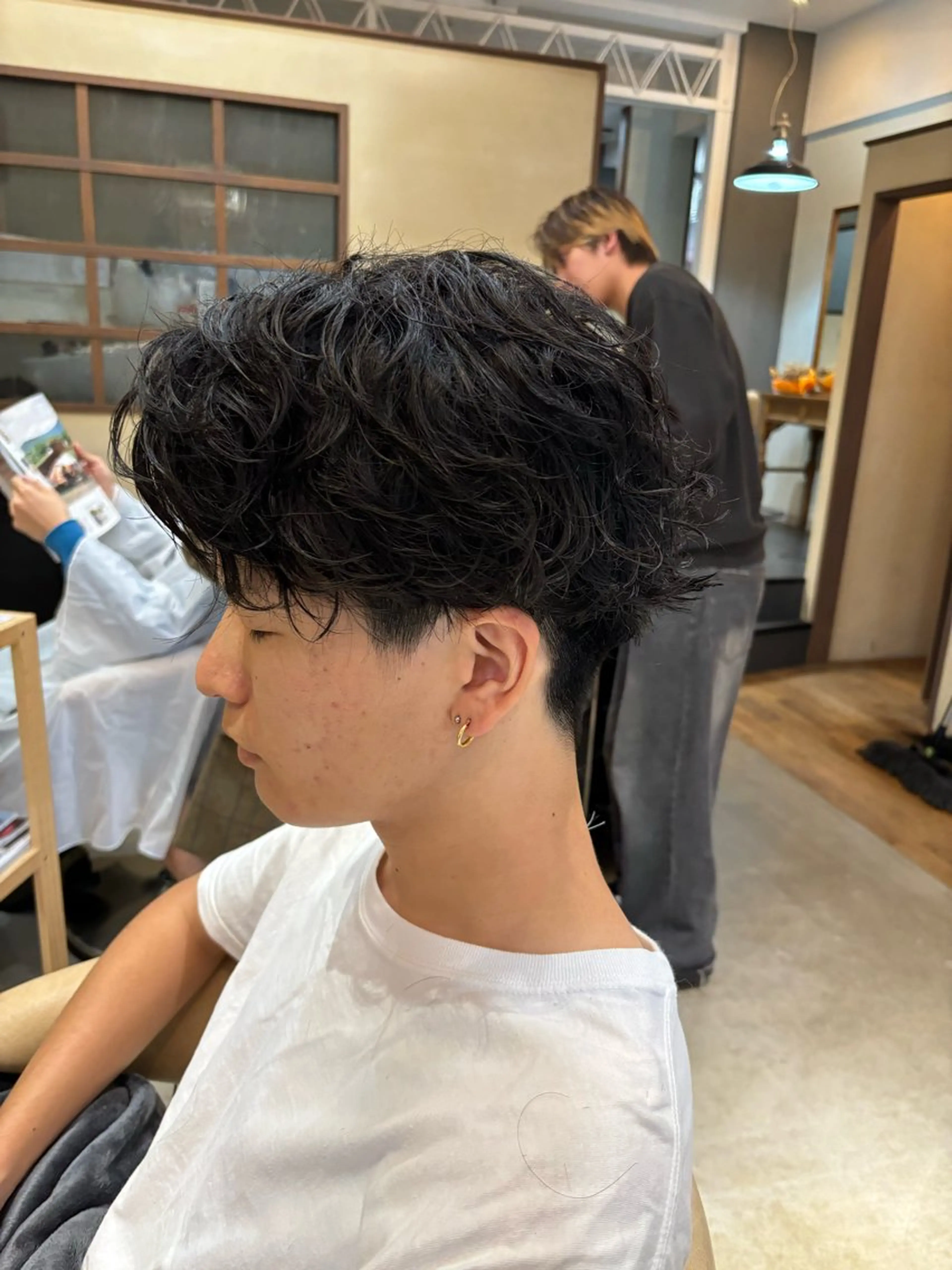 ショート メンズ カット パーマ トリートメント 鹿児島 TSUBASAのヘアスタイル