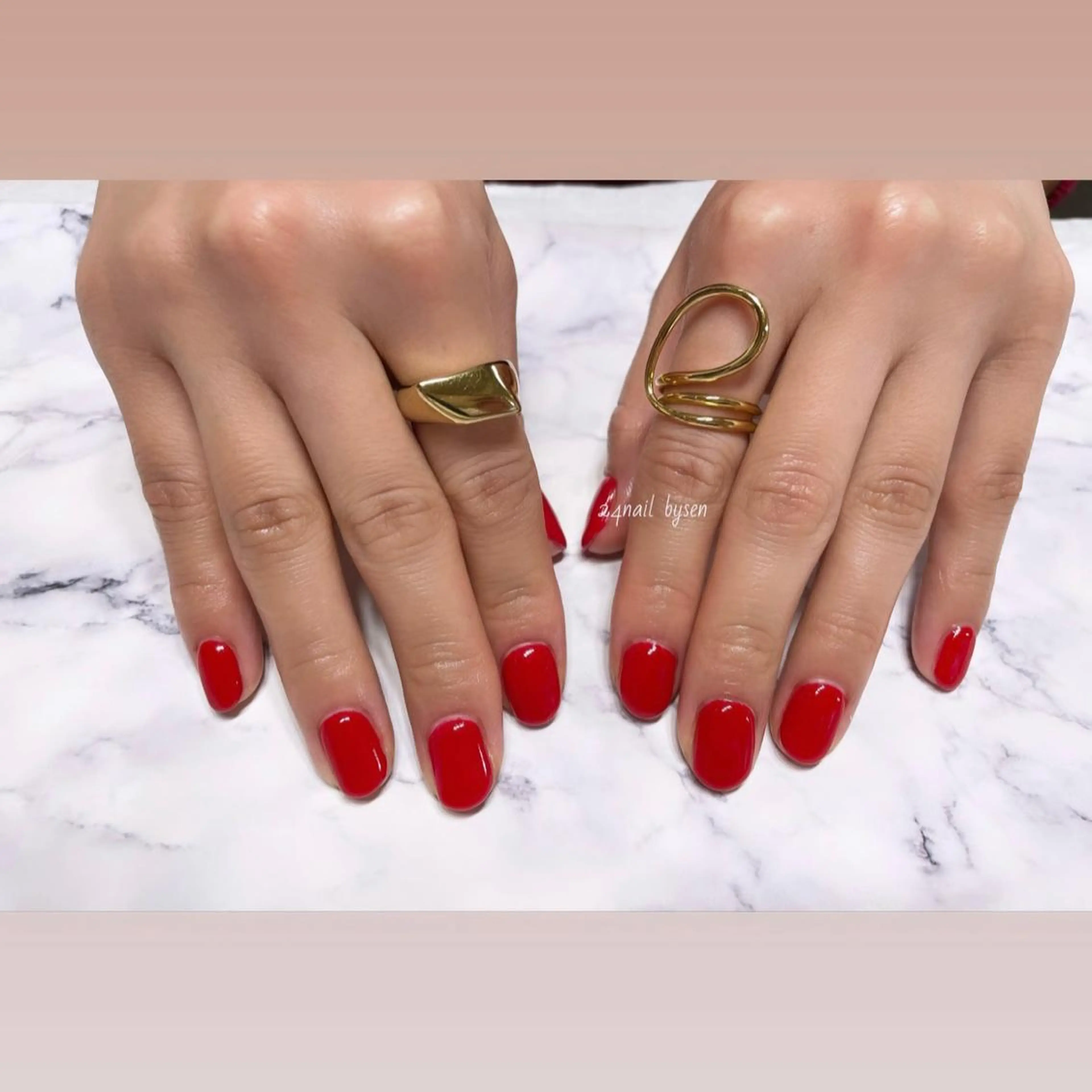 ネイル ゴールド Atelier by 24nail/Ayaのネイルデザイン