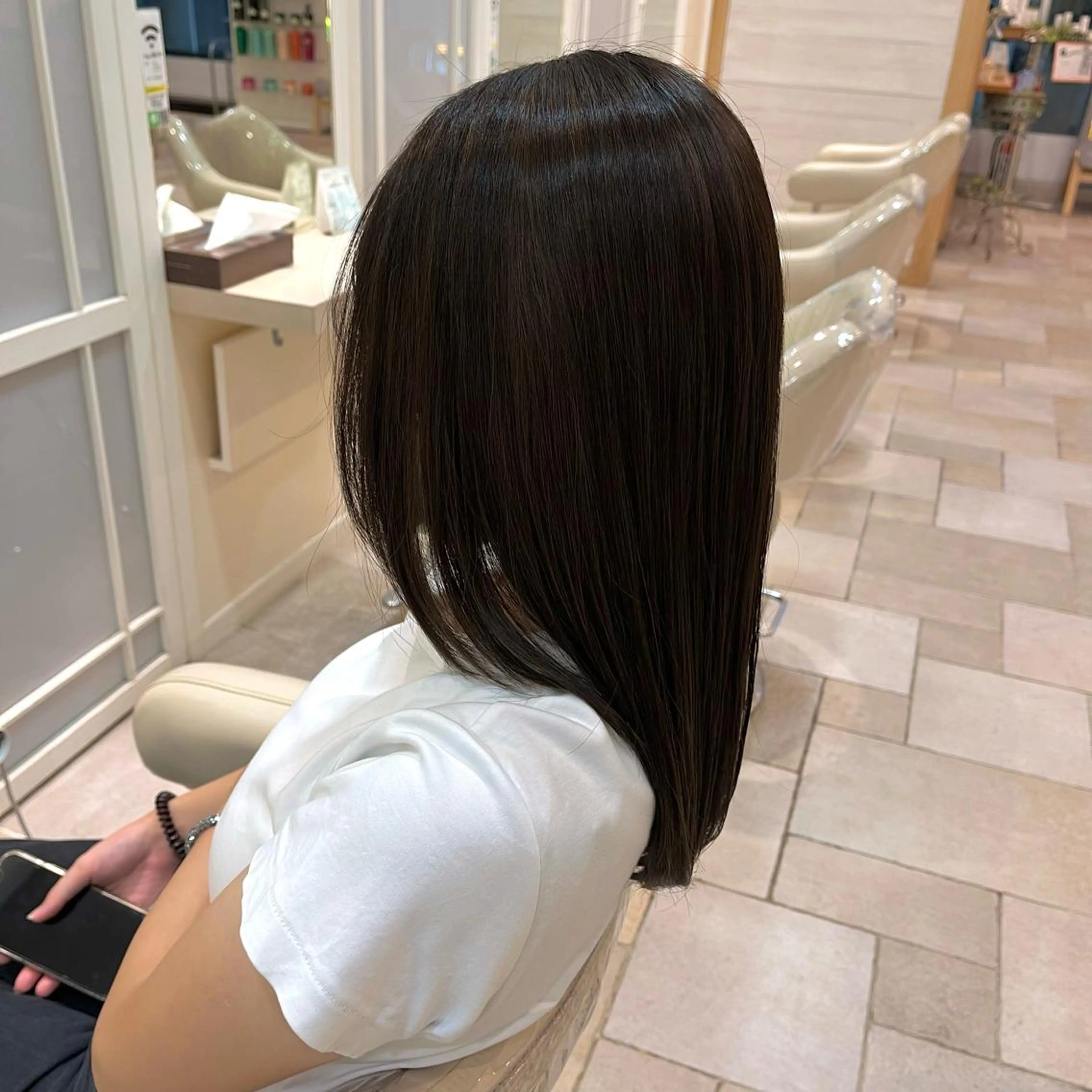 セミロング カラー ハイトーン/ブリーチ 栄/Sayakaのヘアスタイル