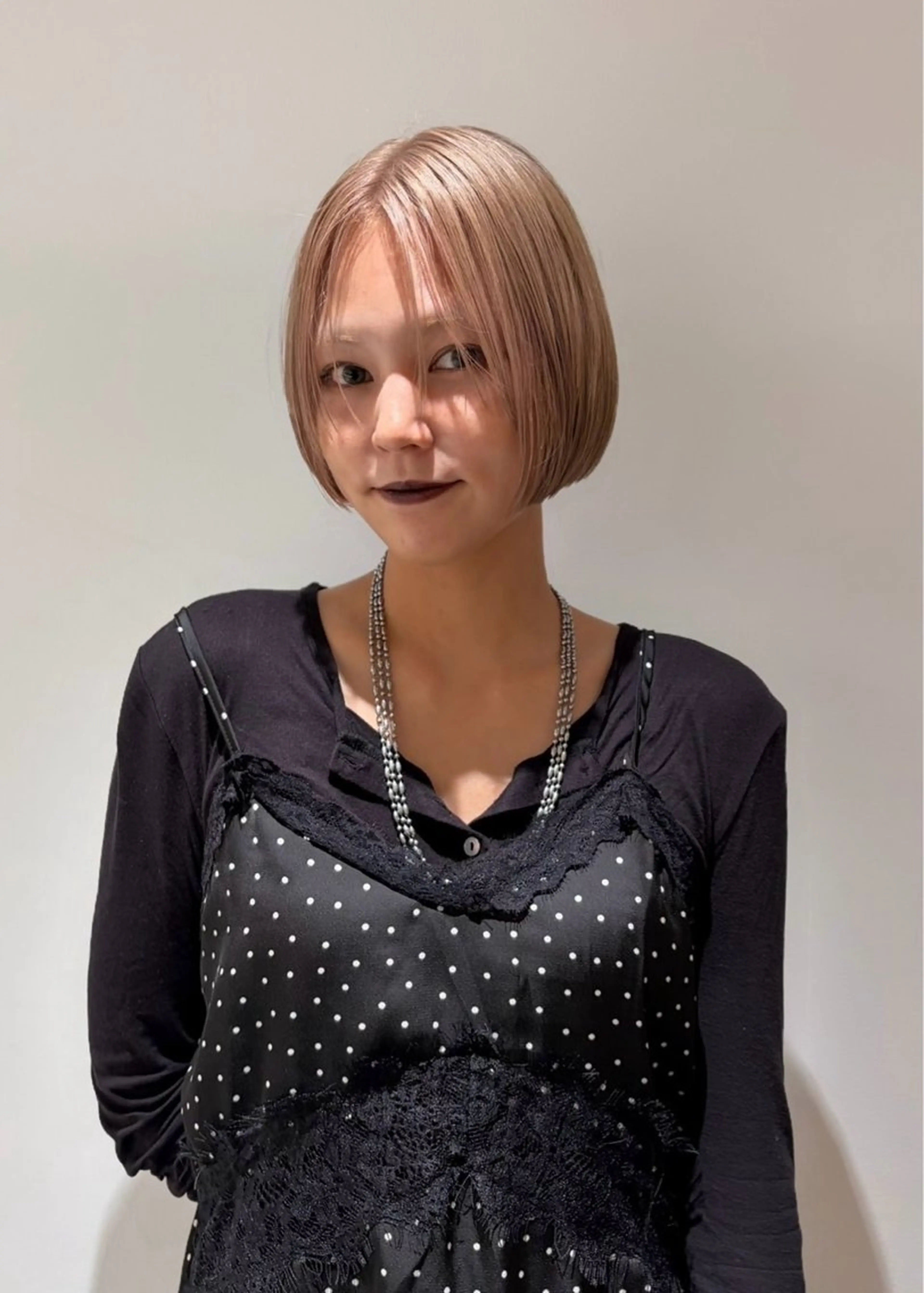 ミディアム カラー ベージュカラー ヘアカラー ハイライト/ブリーチ /綾華のヘアスタイル