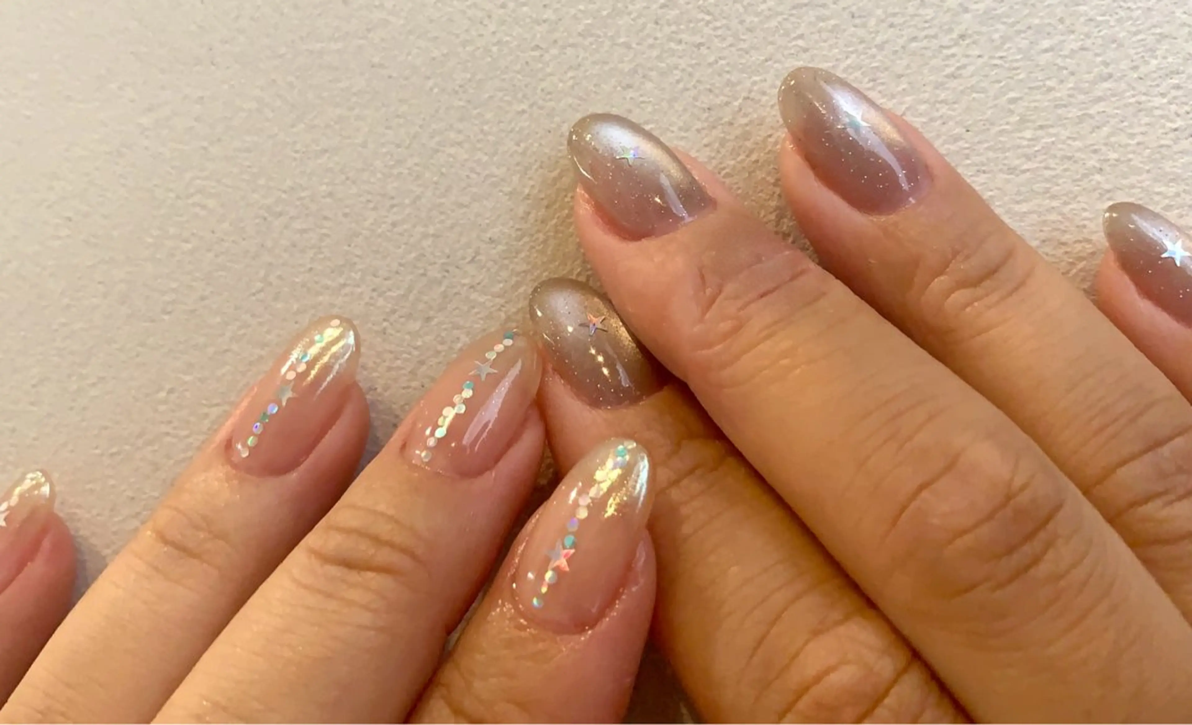 ネイル フラッシュネイル マグネットネイル ニュアンスネイル オフィスネイル ショートネイル ハンドネイル sufu. nail YUKIのネイルデザイン