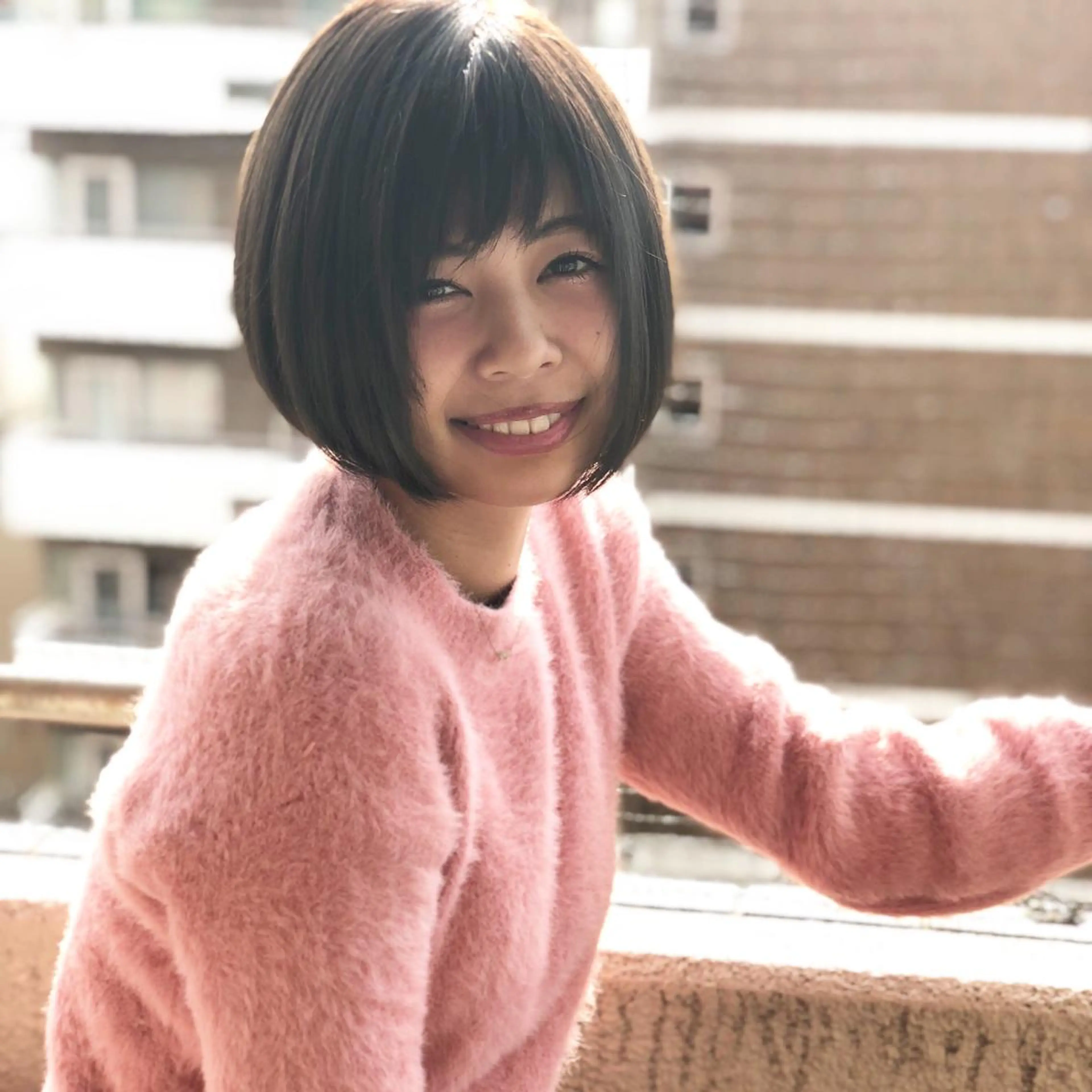 ショート カラー パーマ ブリーチ イルミナカラー 髪質改善 トリートメント tuuli トゥーリのヘアスタイル