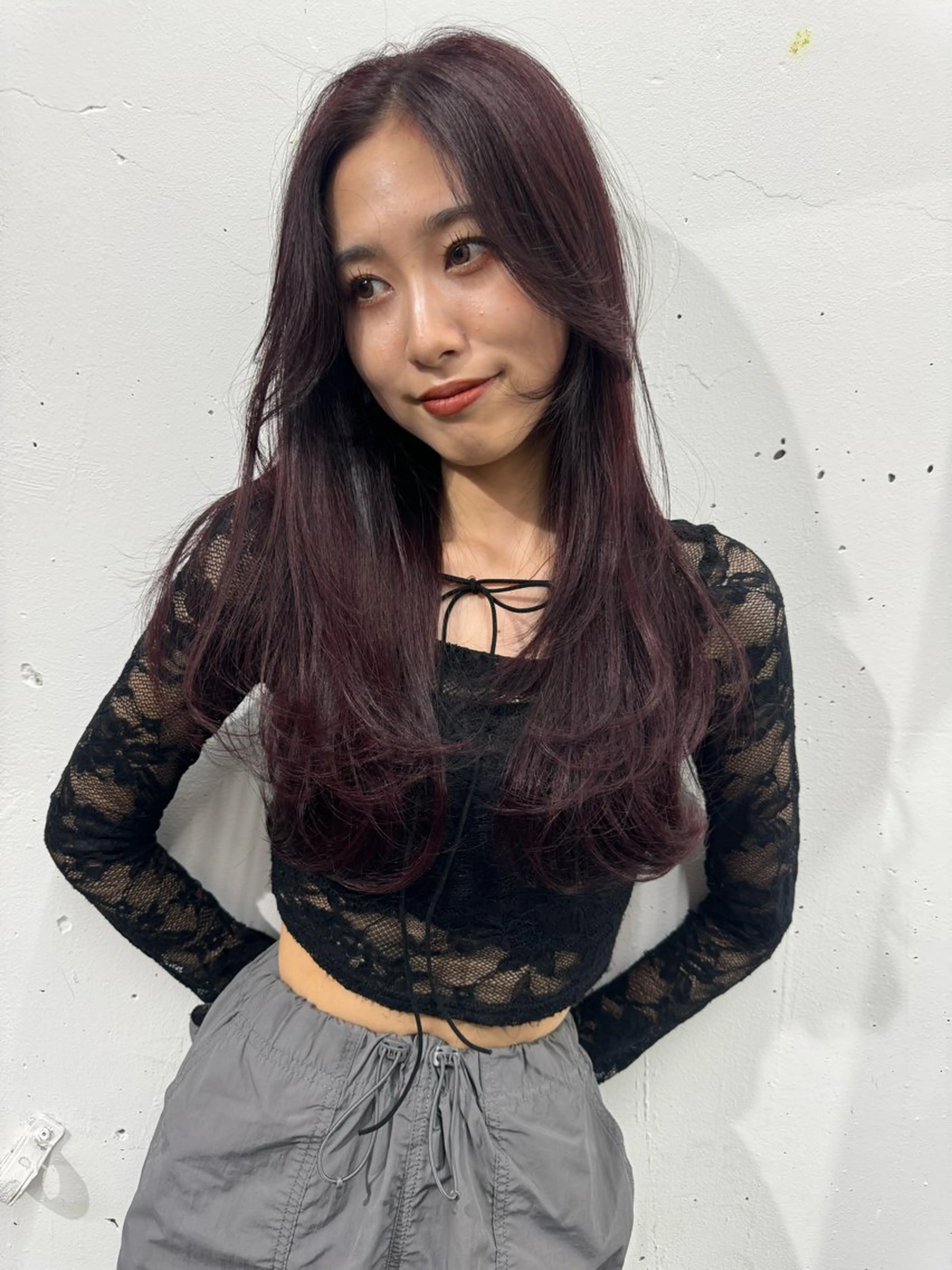 セミロング カラー カット ヘアカラー トリートメント Pia/KIRIA /福岡美容室のヘアスタイル