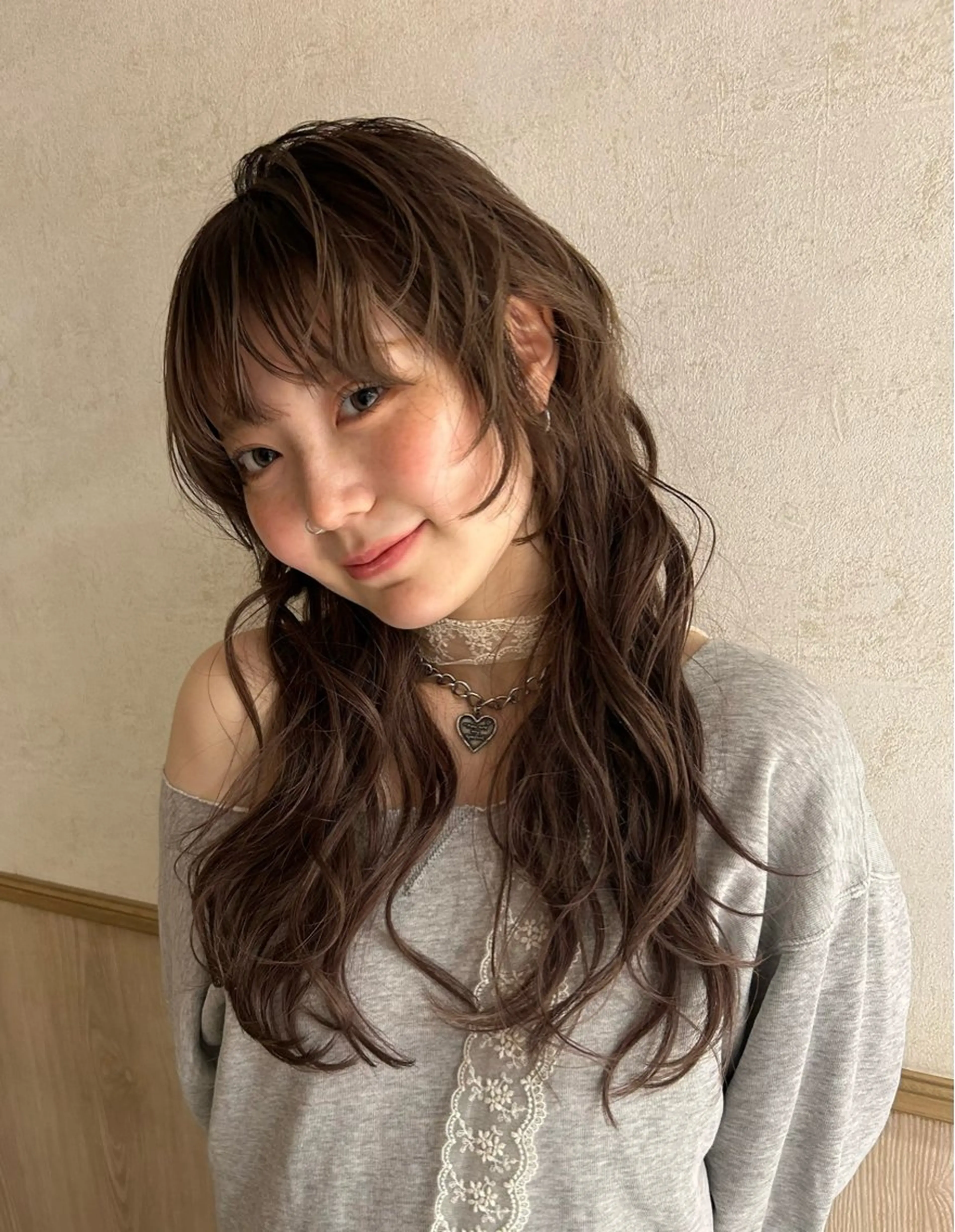 ロング カラー ベージュカラー ブリーチ ブラウンカラー 透明感カラー ダブルカラー Sora/レイヤー/ 似合わせカラー🤎のヘアスタイル