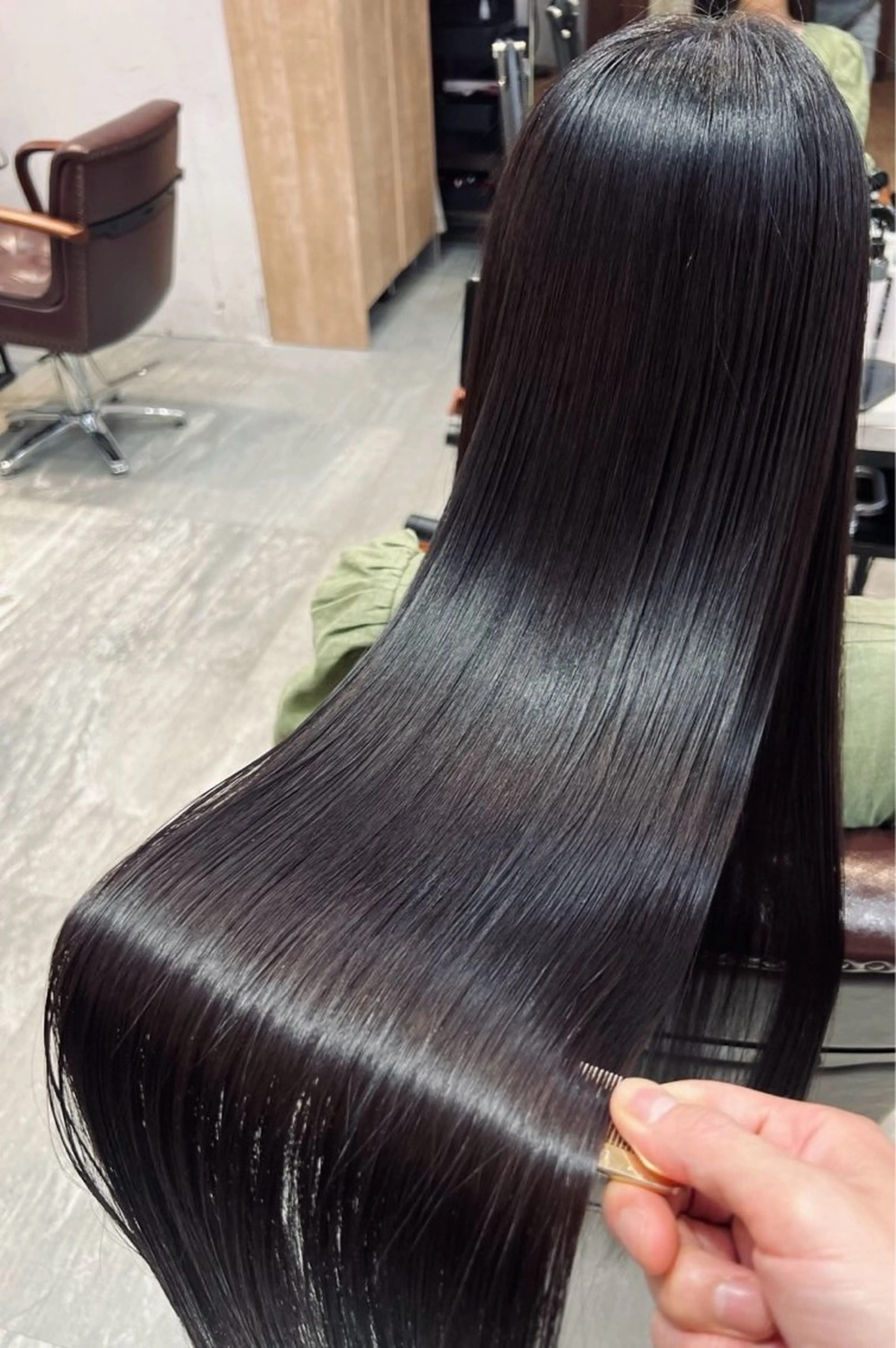 ロング 縮毛矯正 ⭐︎髪質改善⭐︎ ちはる🤍のヘアスタイル