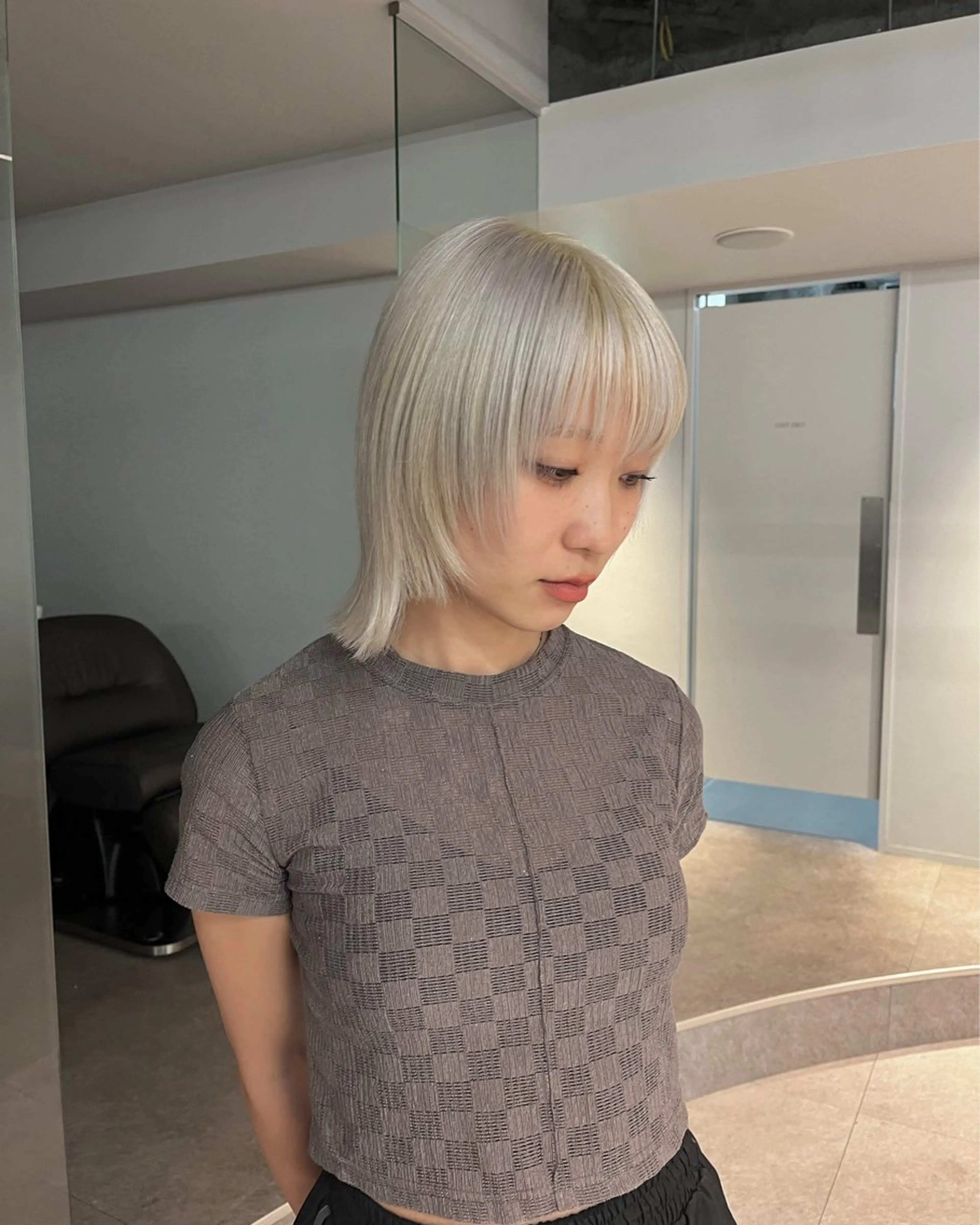 カラー films所属・AYA/films ショート／レイヤーのヘアスタイル