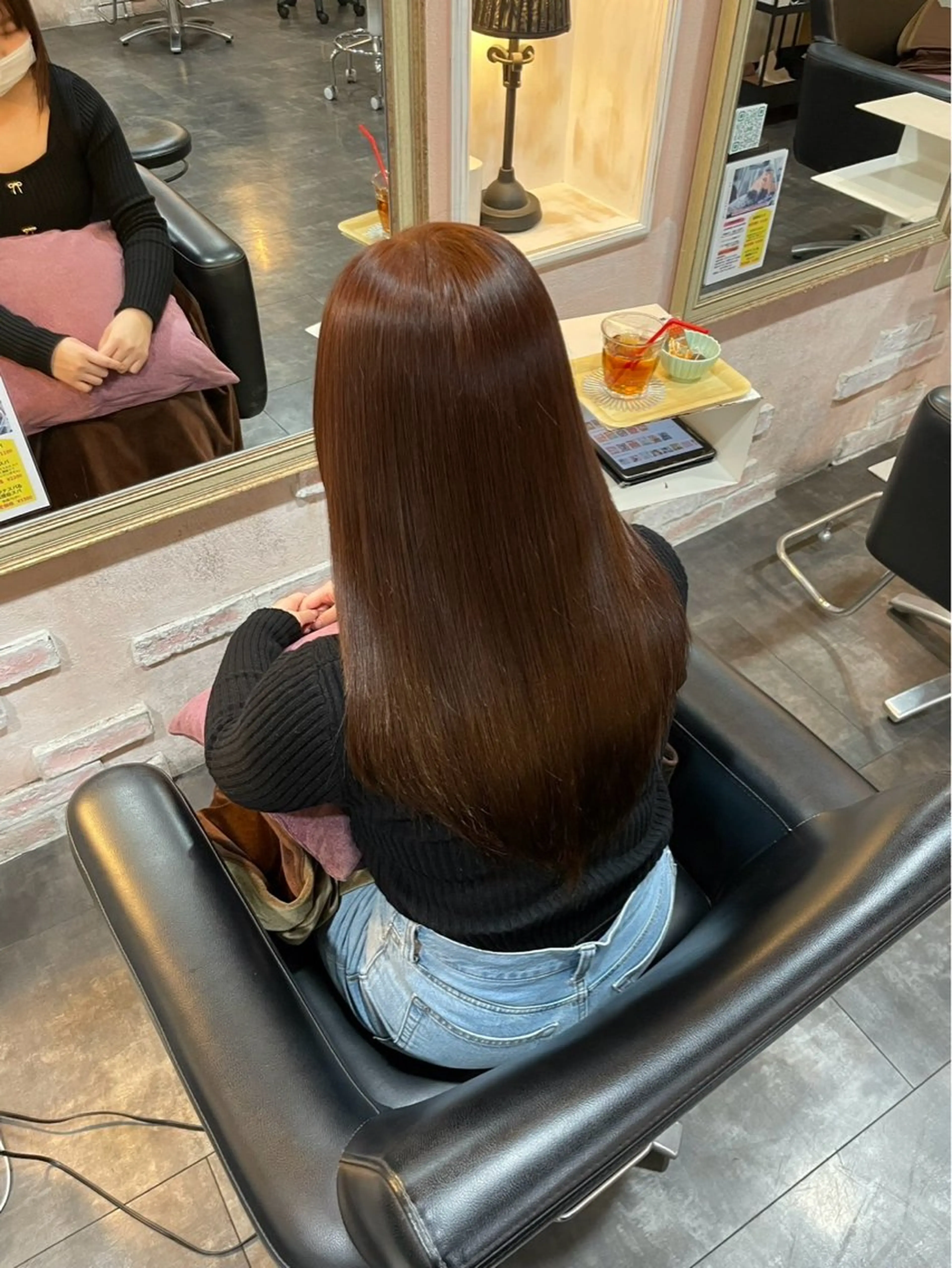 0円カット💇‍♀️【レディースロング】限定クーポン（Aujuaシャンプートリートメント使用）の写真