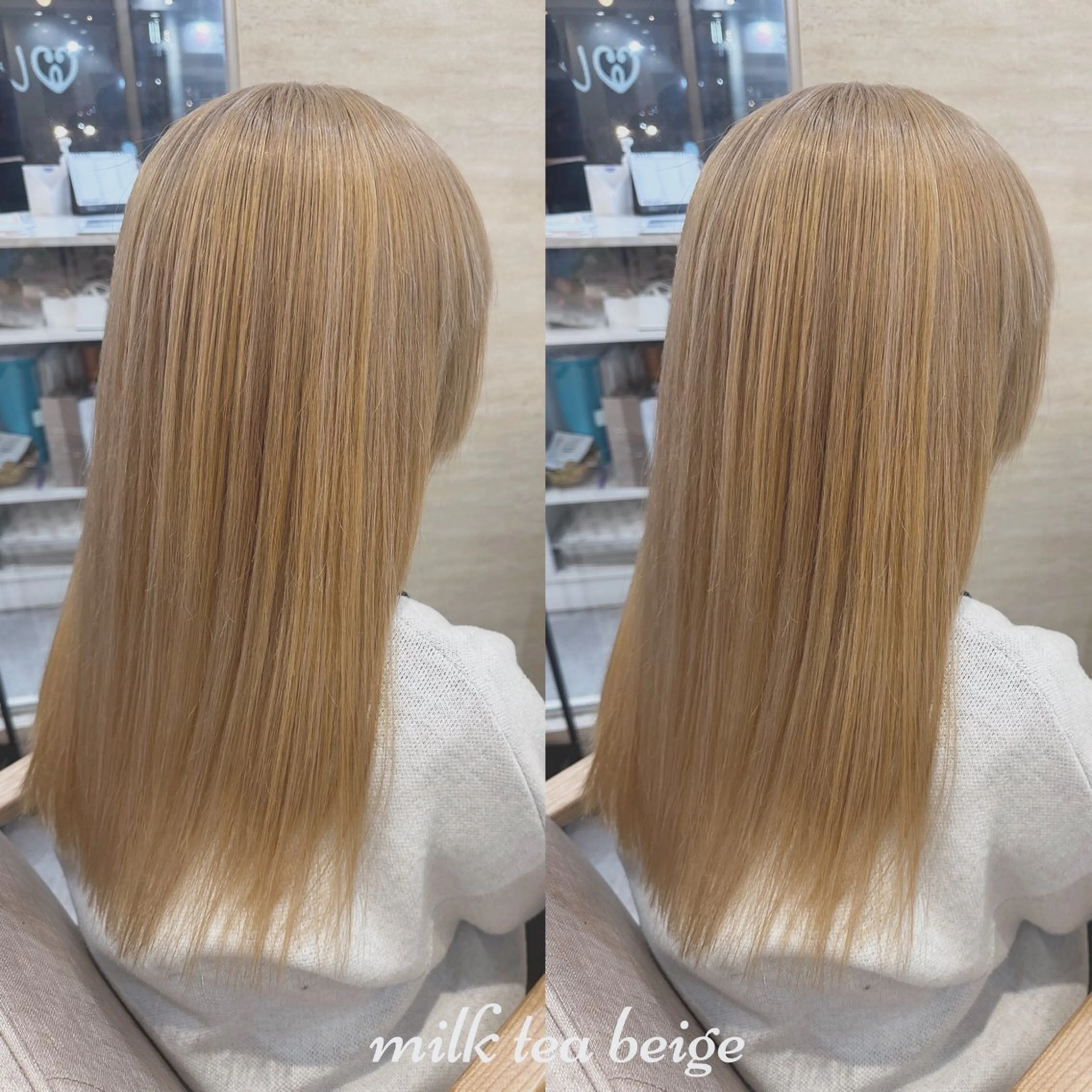 セミロング ヘアカラー トリートメント lovis🧸ゆうあ 🧸/透明感カラーのヘアスタイル