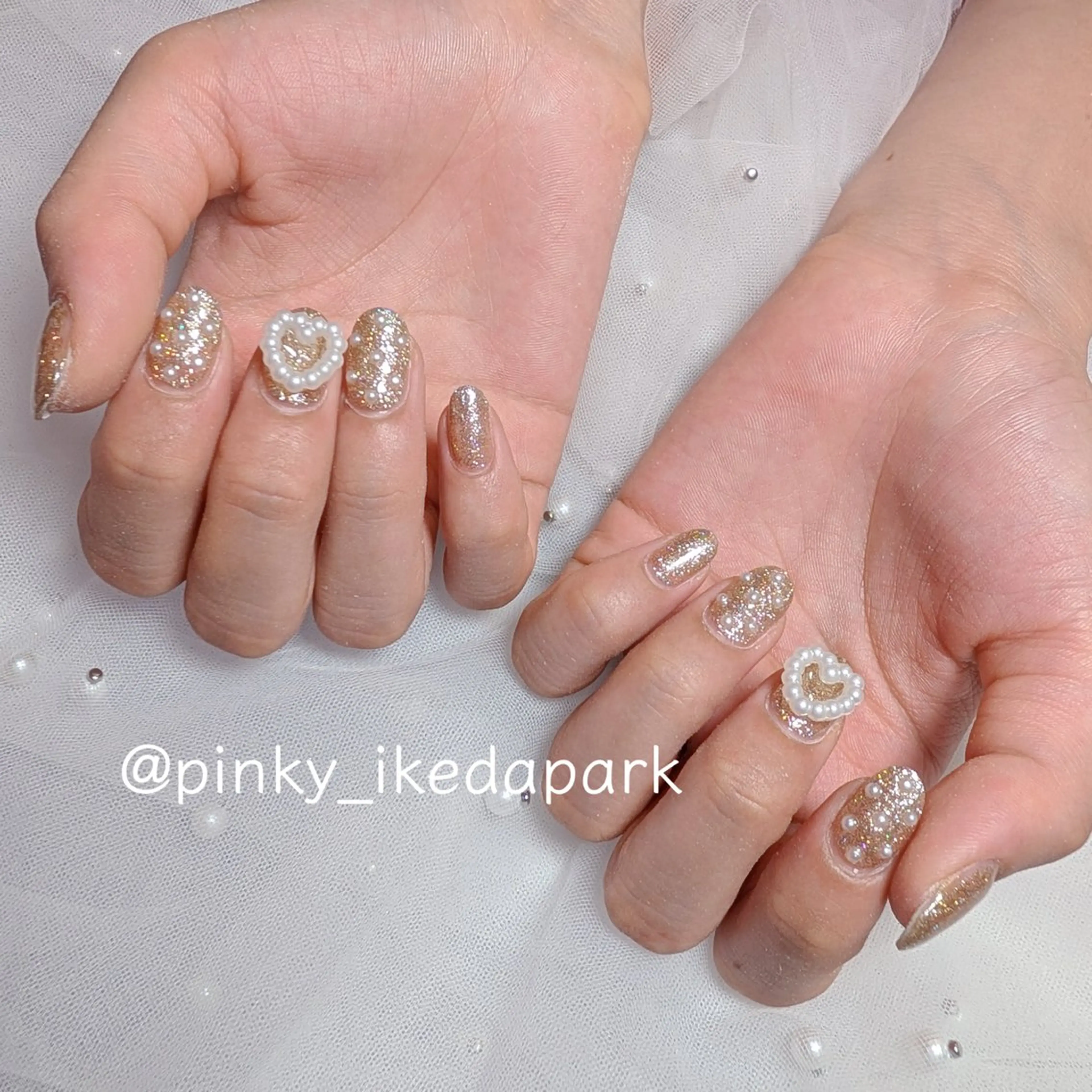 ネイル ハンドネイル ピンキー 池田公園店のネイルデザイン