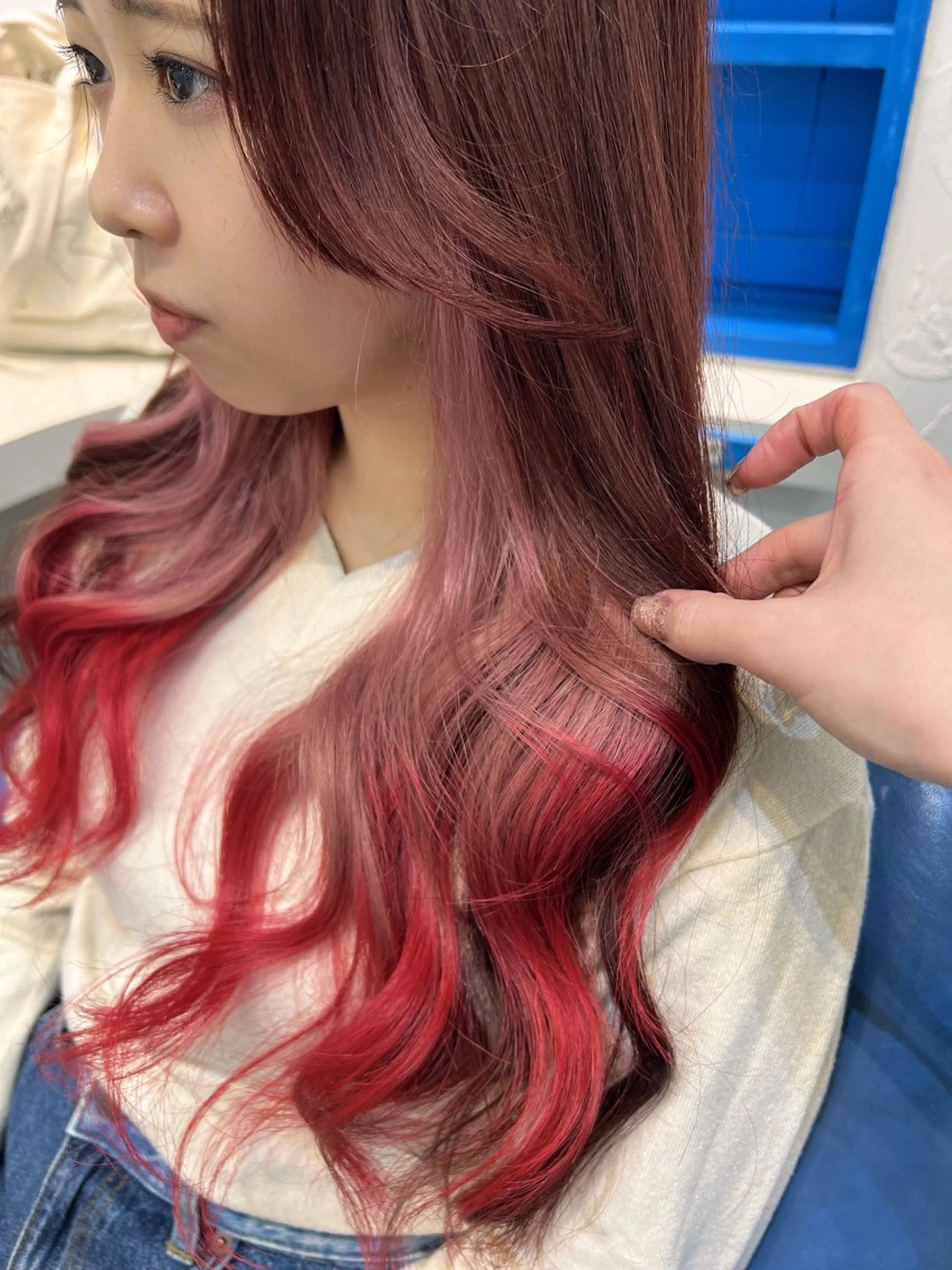 ロング カラー ヘアカラー メンズパーマ/ エクステ🌞セナのヘアスタイル