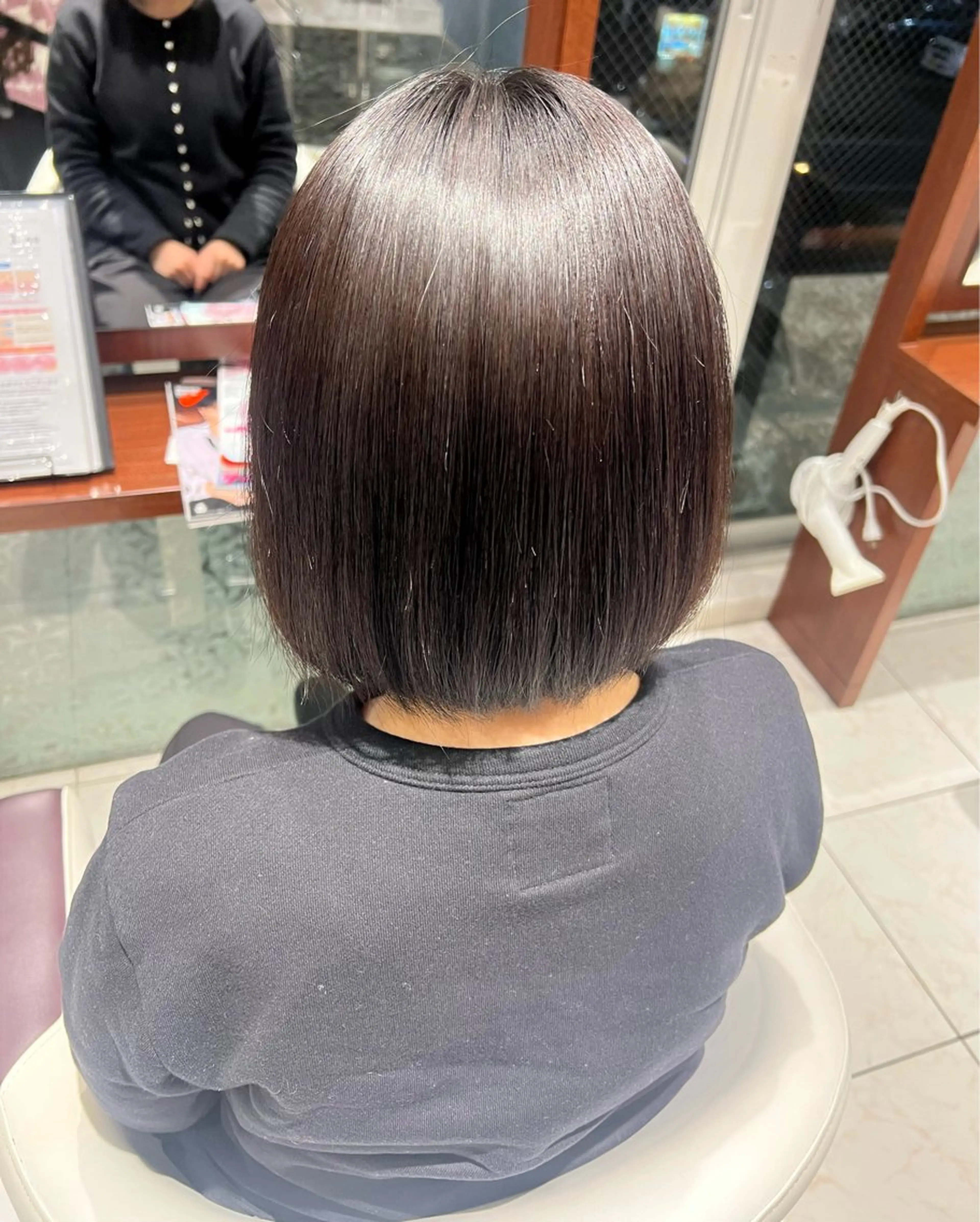 パーマ 縮毛矯正 辻村 遥楓のヘアスタイル