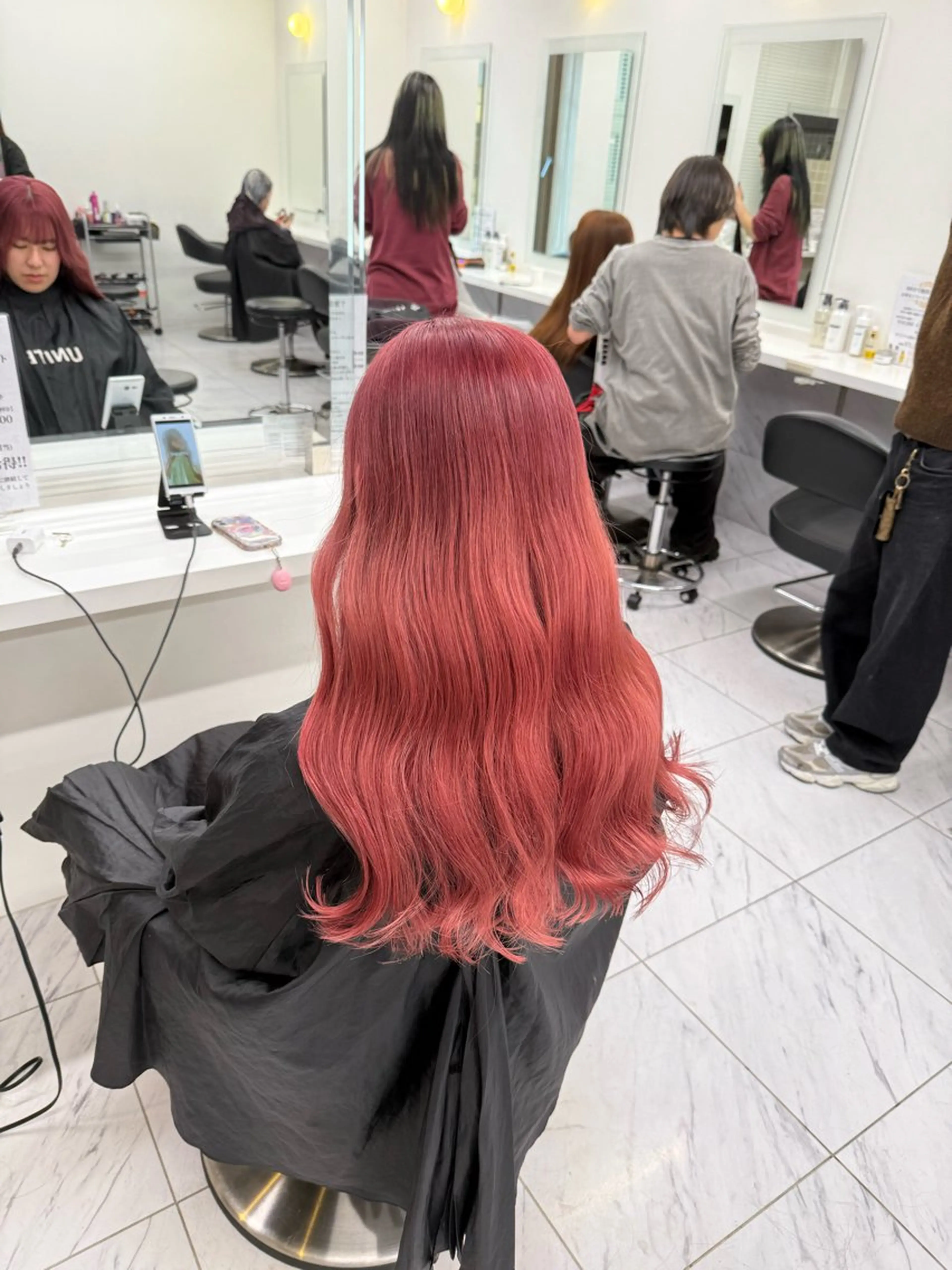 ロング カラー ヘアアレンジ ヘアカラー トリートメント ヘアセット 💗横浜美容室 💗HARUNAのヘアスタイル